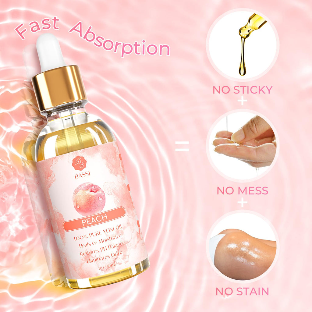 2 Pack Yoni Essential Oil Organic Feminine Oil Eliminates Odor Vaginal Moisturizer for Wetness - AB Mystery