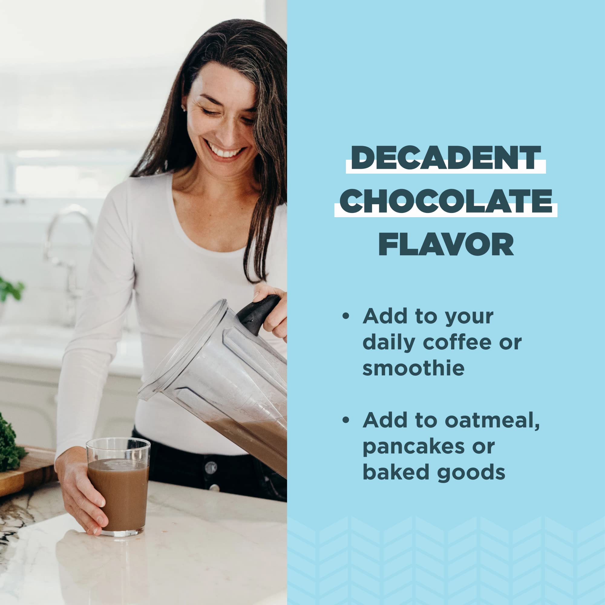 Ancient Nutrition Collagen Powder Protein, Multi Collagen Chocolate Protein Powder - AB Mystery