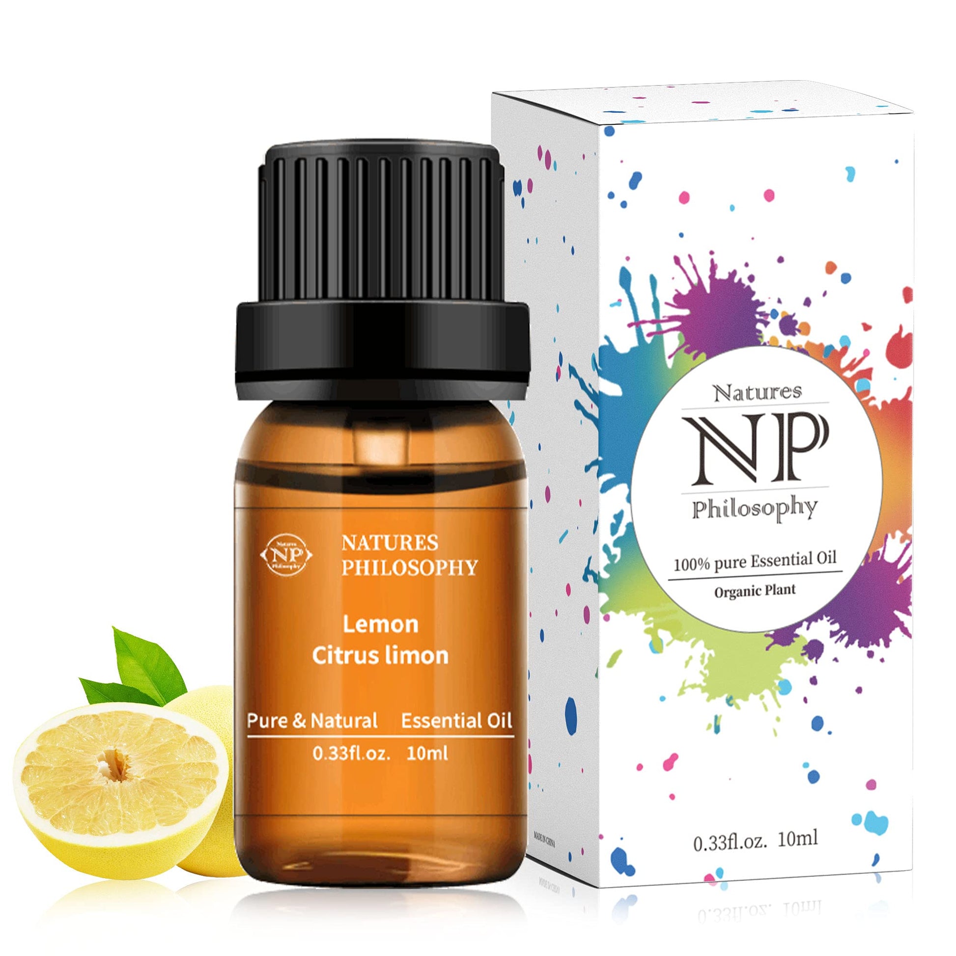 Lemon Essential Oil,100% Pure Organic Essential Oils for Aromatherapy, Diffuser, Massage, Soap Making - AB Mystery