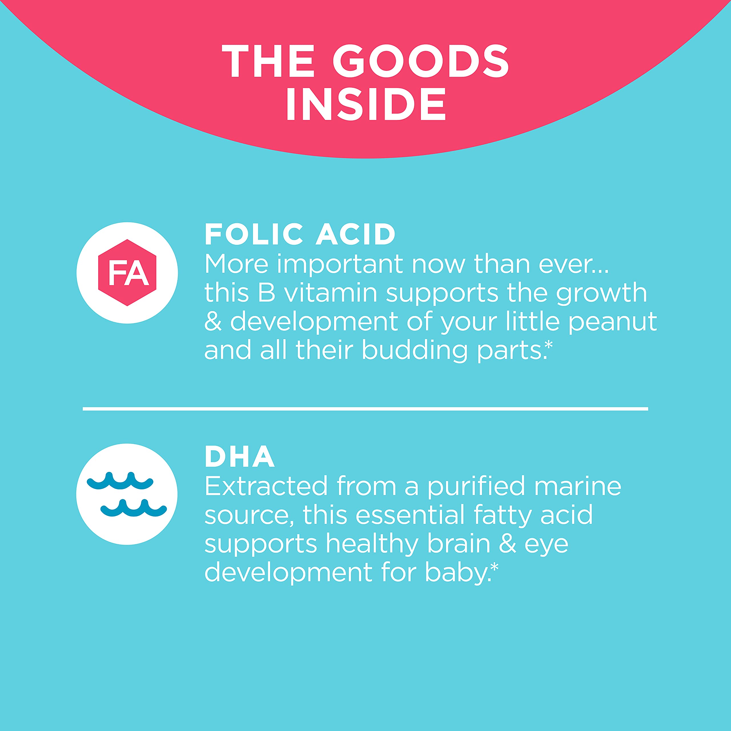 OLLY The Essential Prenatal Gummy Multivitamin, 30 Day Supply OLLY