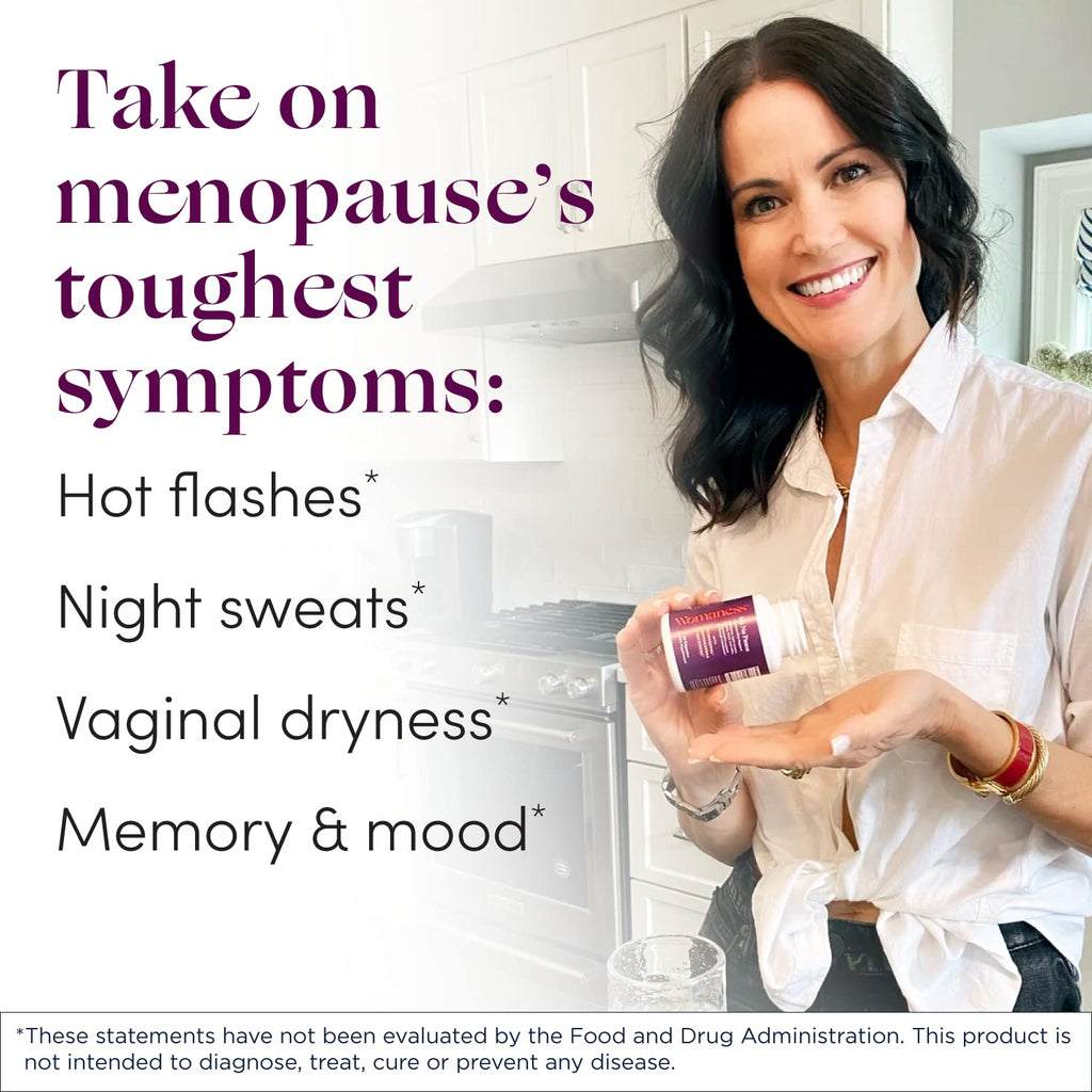 Womaness Menopause Supplements for Women - Menopause Relief for Hot Flashes & Night Sweats - AB Mystery