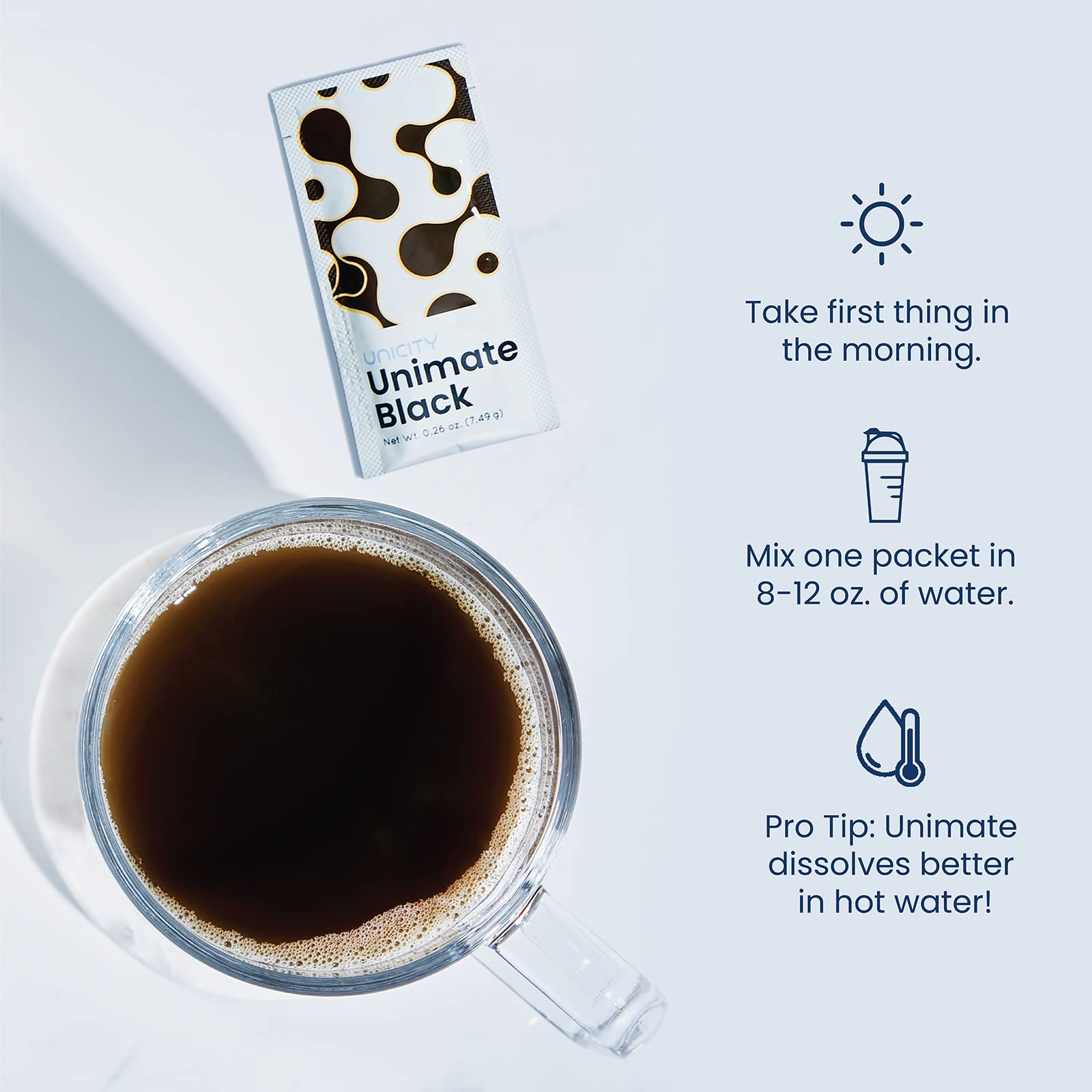 Unicity UNIMATE Black - Great Tasting - 30 Pack - AB Mystery