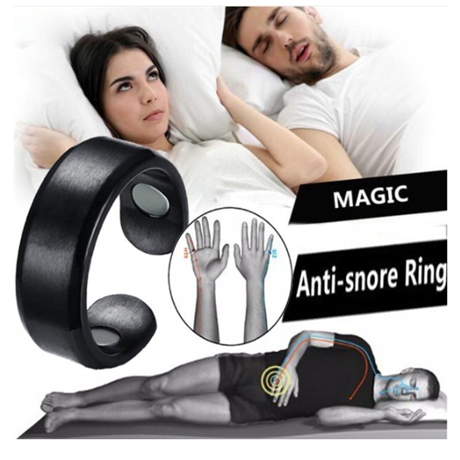 HVZZ Calmi Ring, Olux Rings for Women, Calmi Magnetic Ring for Lymphatic Drainage Arthritis Pain Relief - AB Mystery