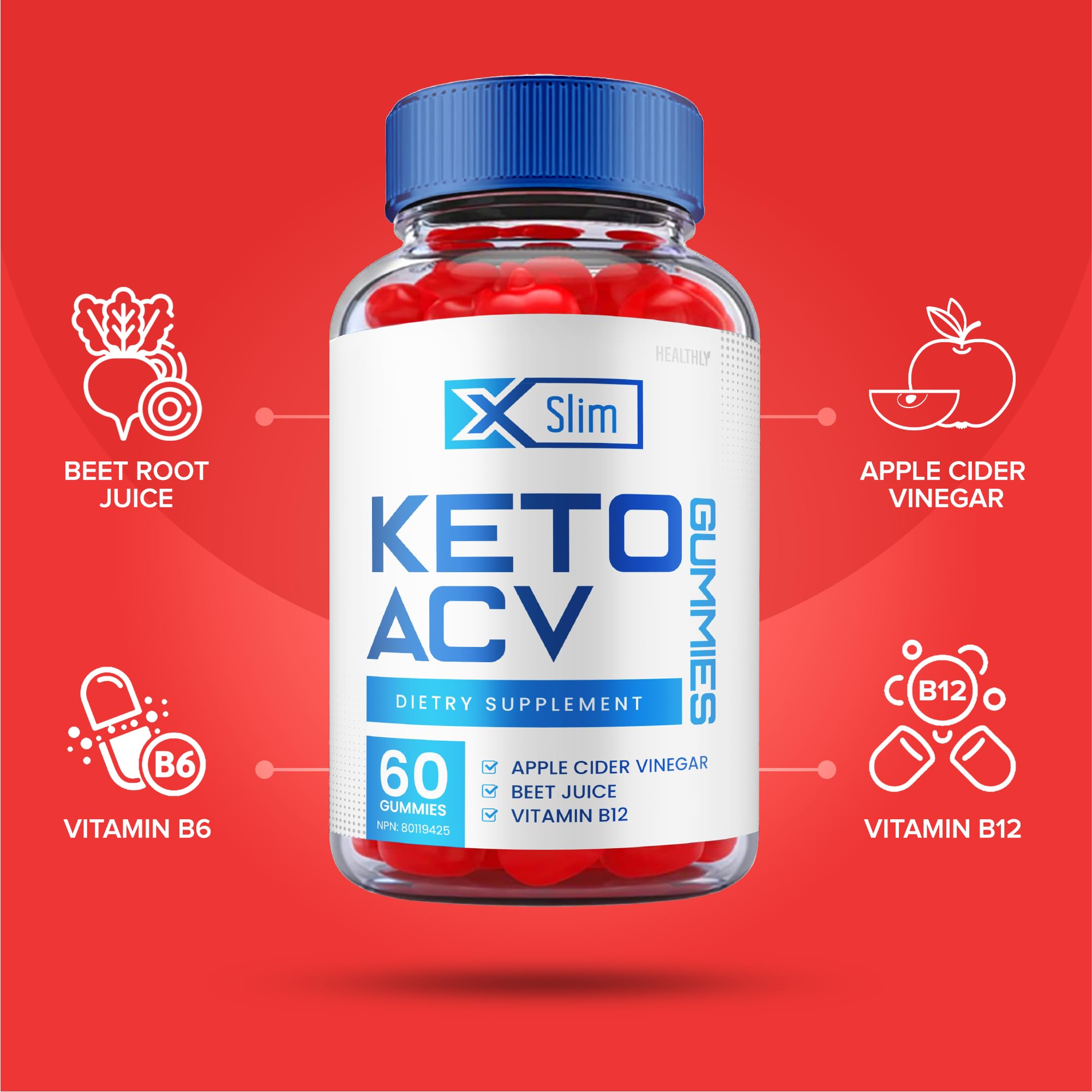(5 Pack) Xslim Keto Acv Gummies, Xslim Keto Gummies, X Slim Keto Acv Gummies Weight - AB Mystery