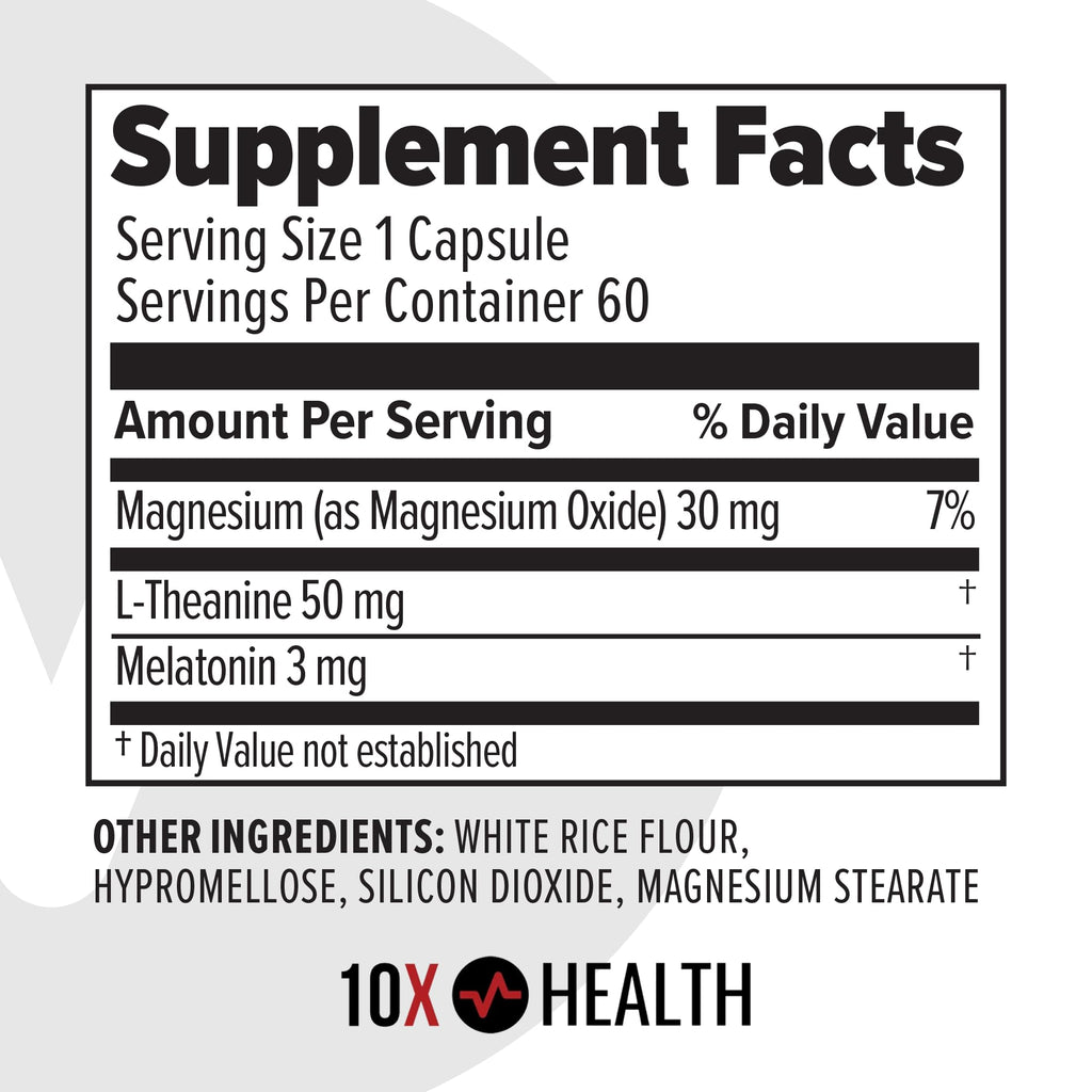 10X Health Optimize (Daily) & Sleep (PM) Bundle - Methylated Multivitamin Capsules + Magnesium, L Theanine & Melatonin - AB Mystery