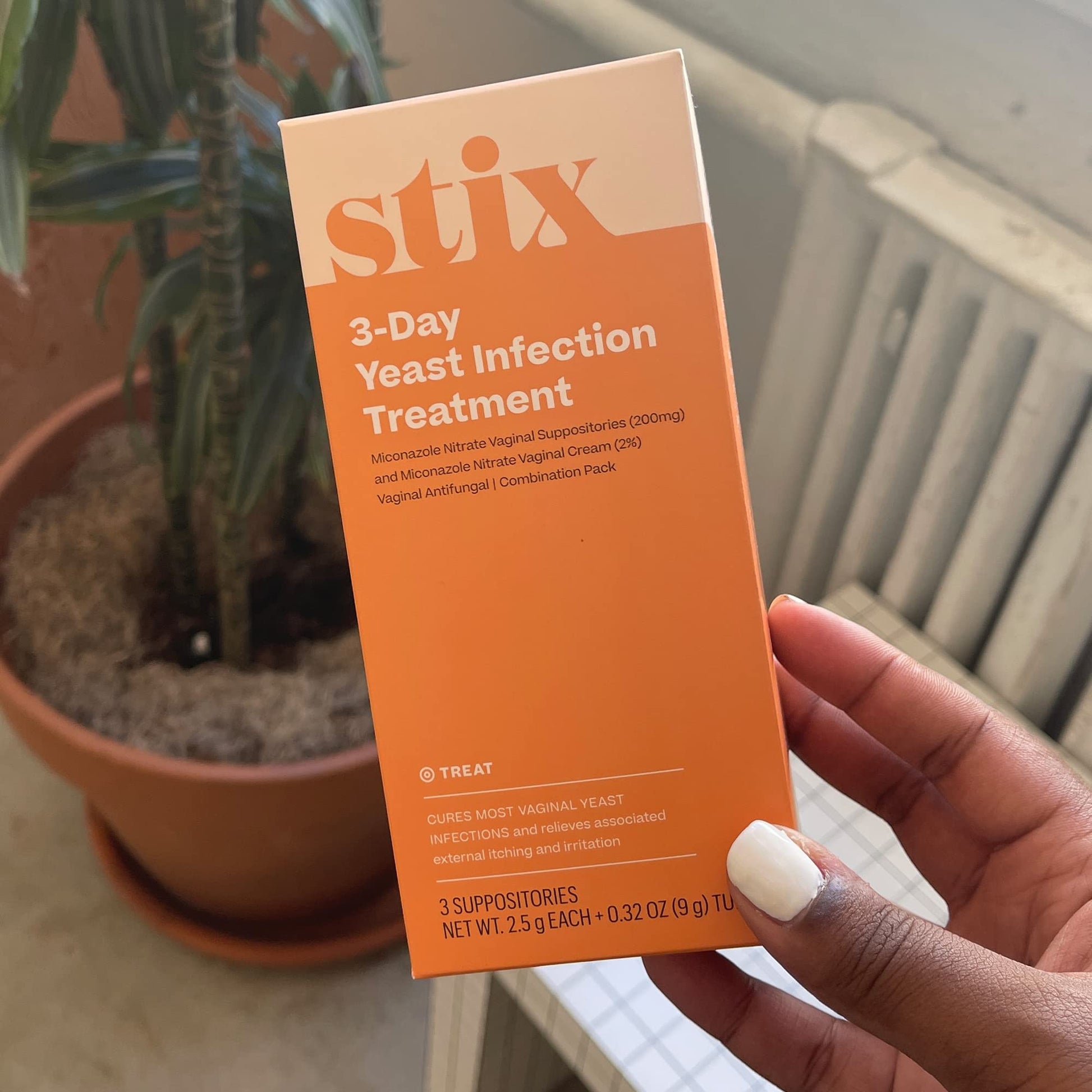 Stix 3-Day Yeast Infection Treatment for Women - Relieves External Itching & Irritation - AB Mystery