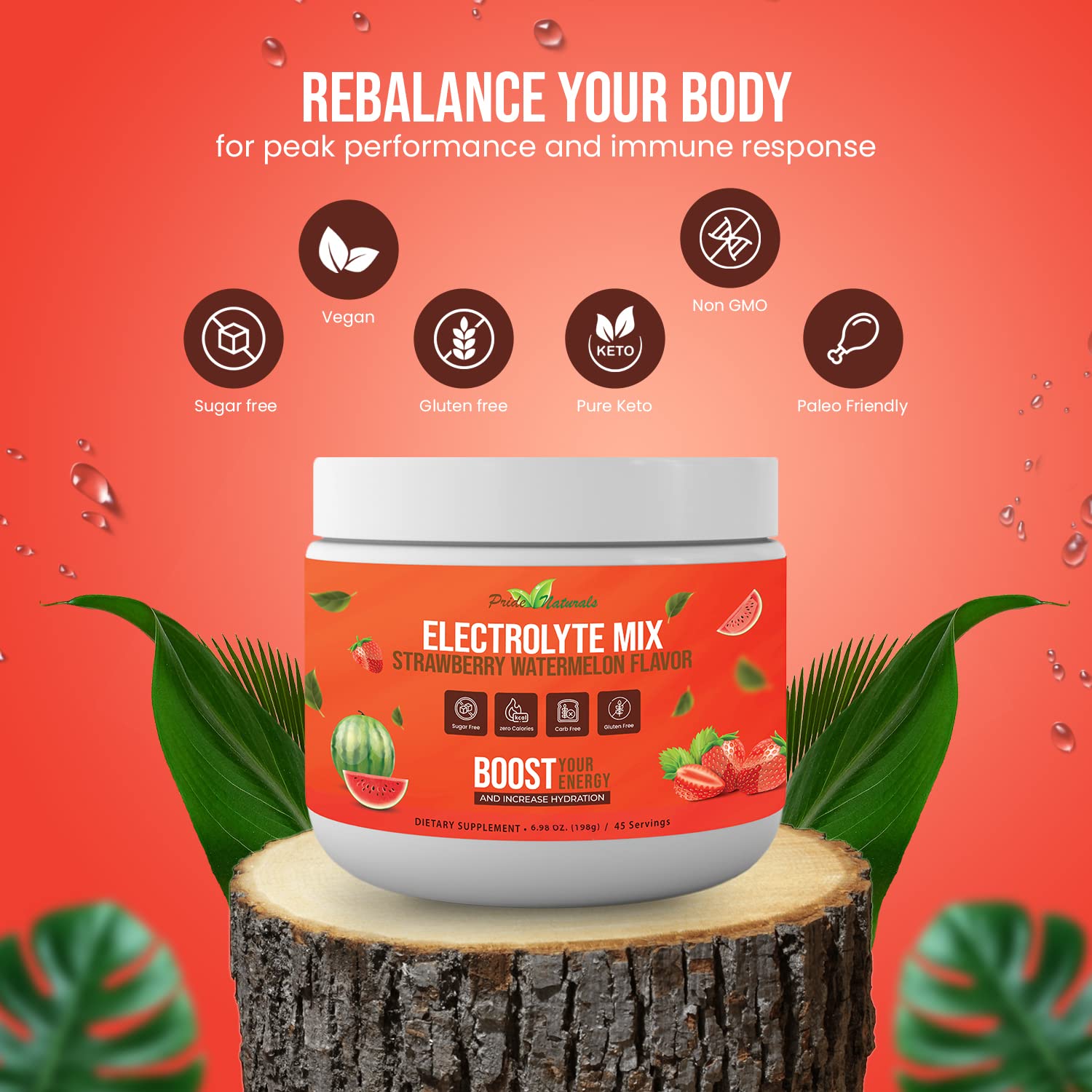 Electrolyte Powder - Refreshing Workout Recovery Electrolytes, Sugar Free, Gluten Free - AB Mystery