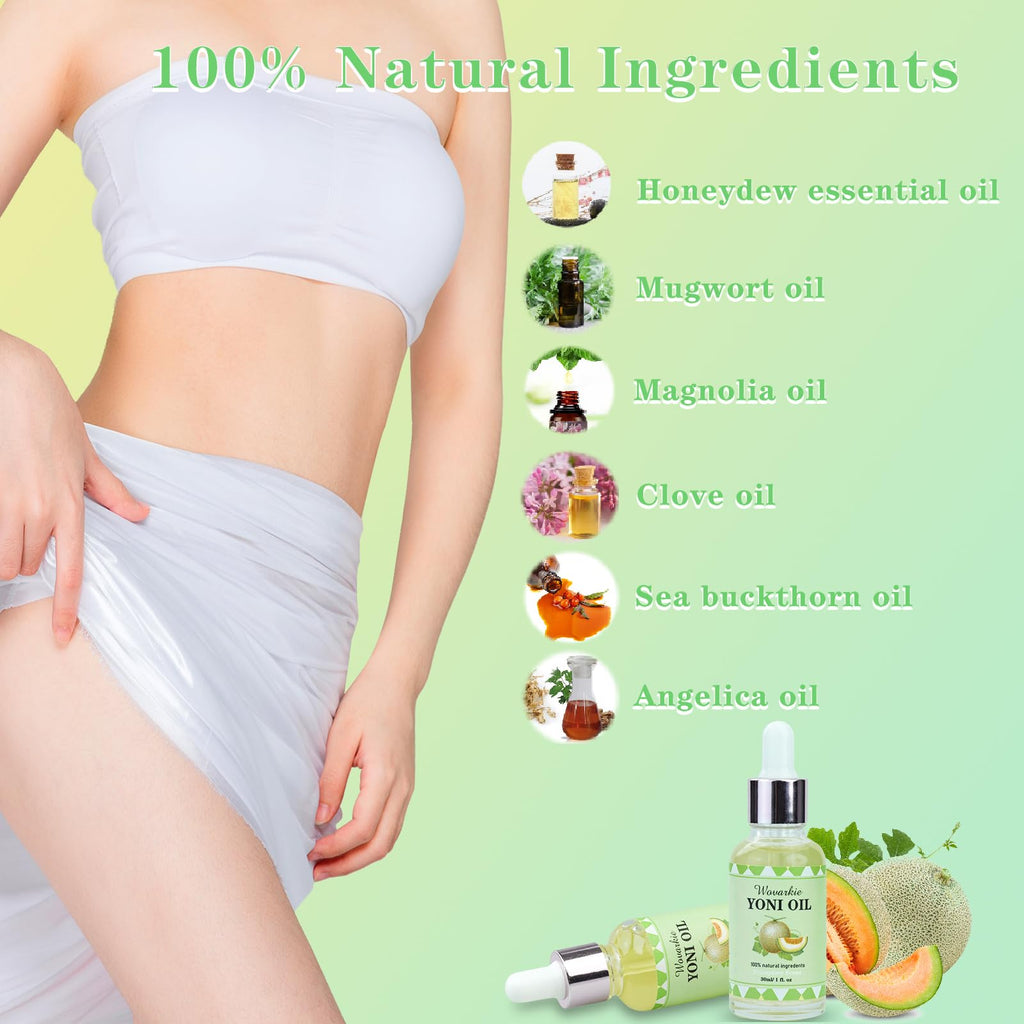 2 Packs Yoni Oil for Women, 1 fl oz/30 ml Feminine Oil Intimate Deodorant for Women, Restores Ph - AB Mystery