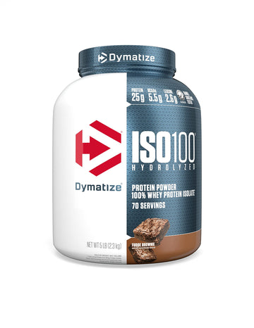 Dymatize ISO100 Hydrolyzed Protein Powder, 100% Whey Isolate Protein, 25g of Protein