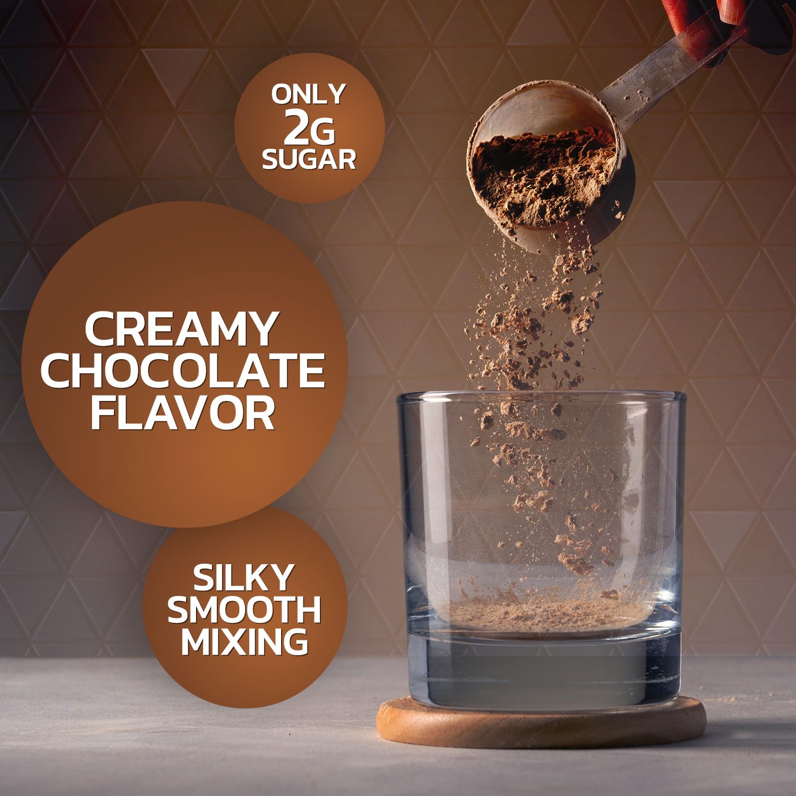 Nature's Premium 100% Whey Protein Powder, 24g of Protein, Double Rich Chocolate - AB Mystery