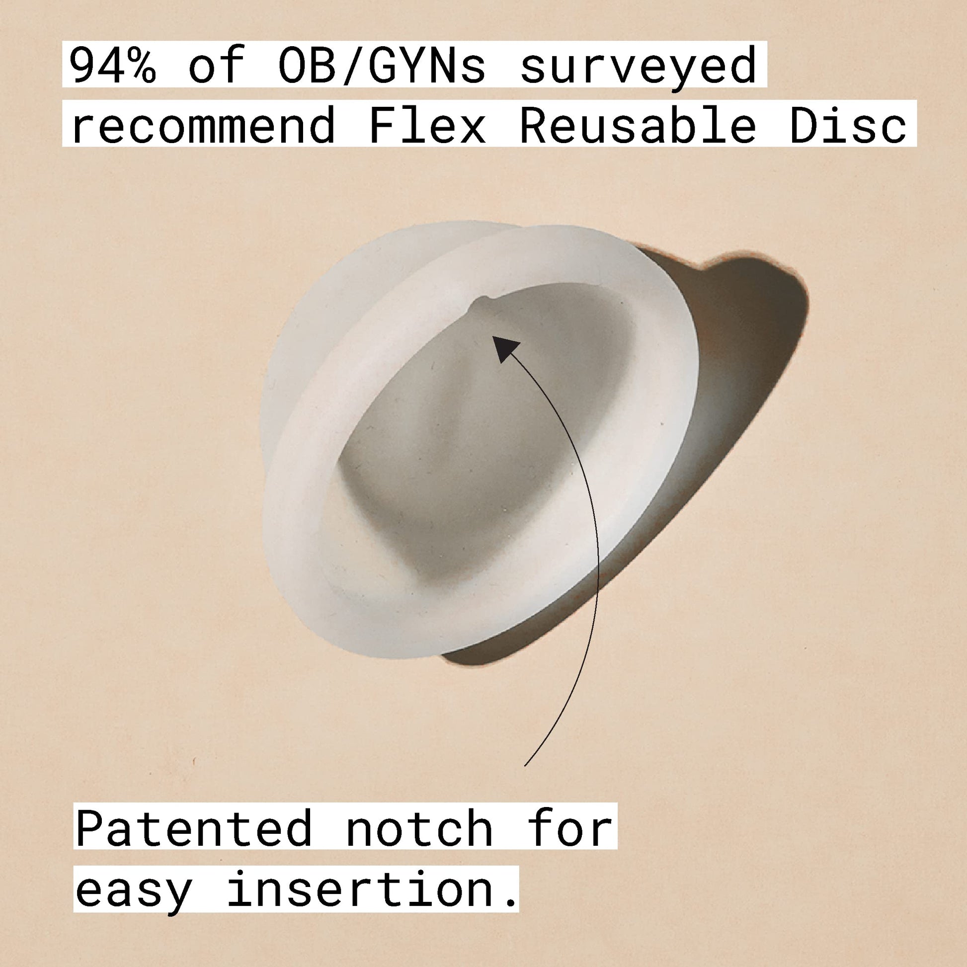 Flex Reusable Disc | Reusable Menstrual Disc | Tampon, Pad, and Cup Alternative | Capacity of 6 Super - AB Mystery