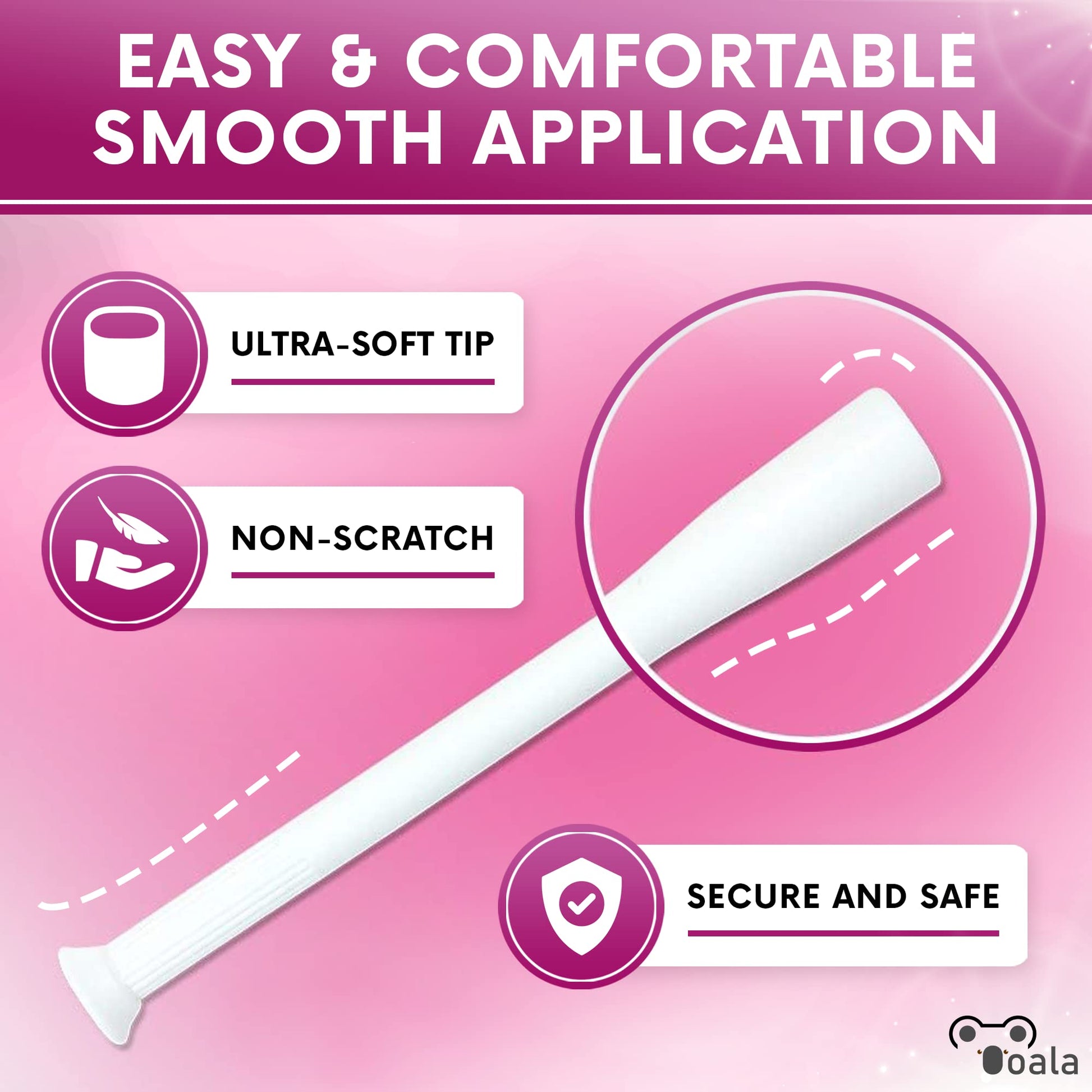 Ooala Disposable Vaginal Suppository Applicators (30-Pack) | Fits Most Brands, Pills, Tablets and Boric Acid - AB Mystery