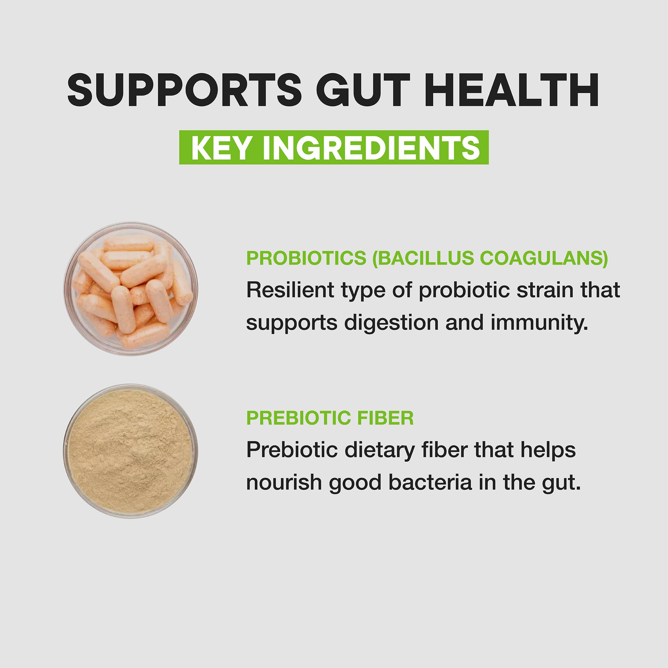 VitaHustle Probiotic Gummies + Prebiotics by Kevin Hart with Chicory Root Inulin Fiber - AB Mystery