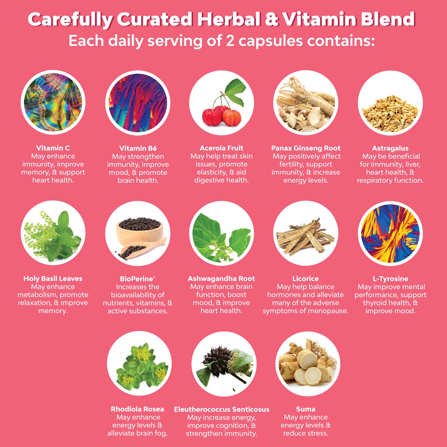 Natures Craft Bundle of Herbal Menopause Supplement and Advanced Thyroid Support - AB Mystery