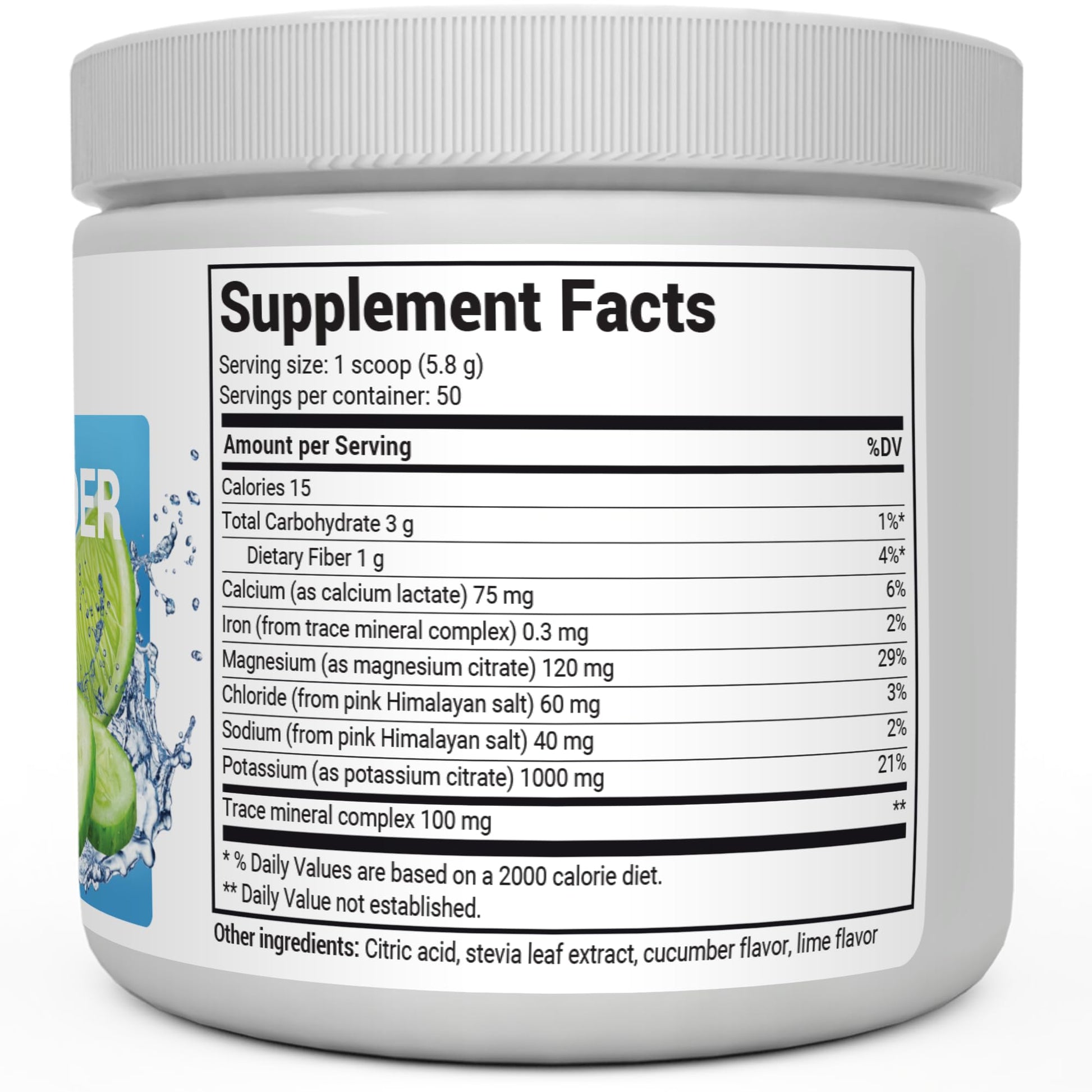 Dr. Berg Hydration Keto Electrolyte Powder - Enhanced w/ 1,000mg of Potassium & Real - AB Mystery