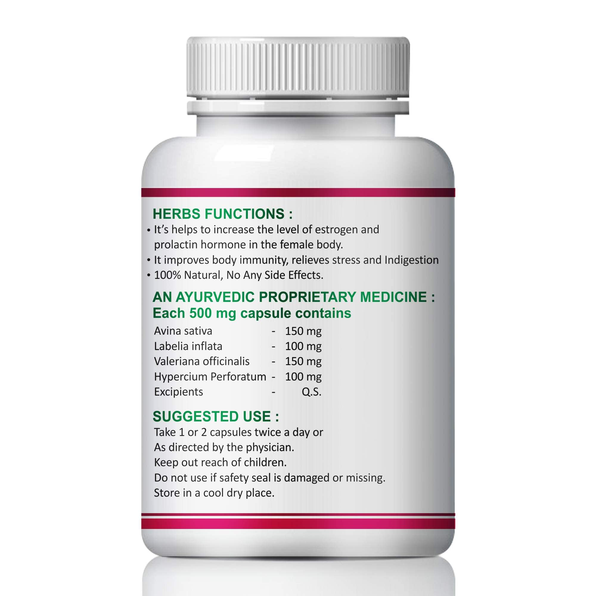 Riffway BW Breast Enlargement 60 Capsule for Breast Firming and Lifting for Sagging Breasts - AB Mystery