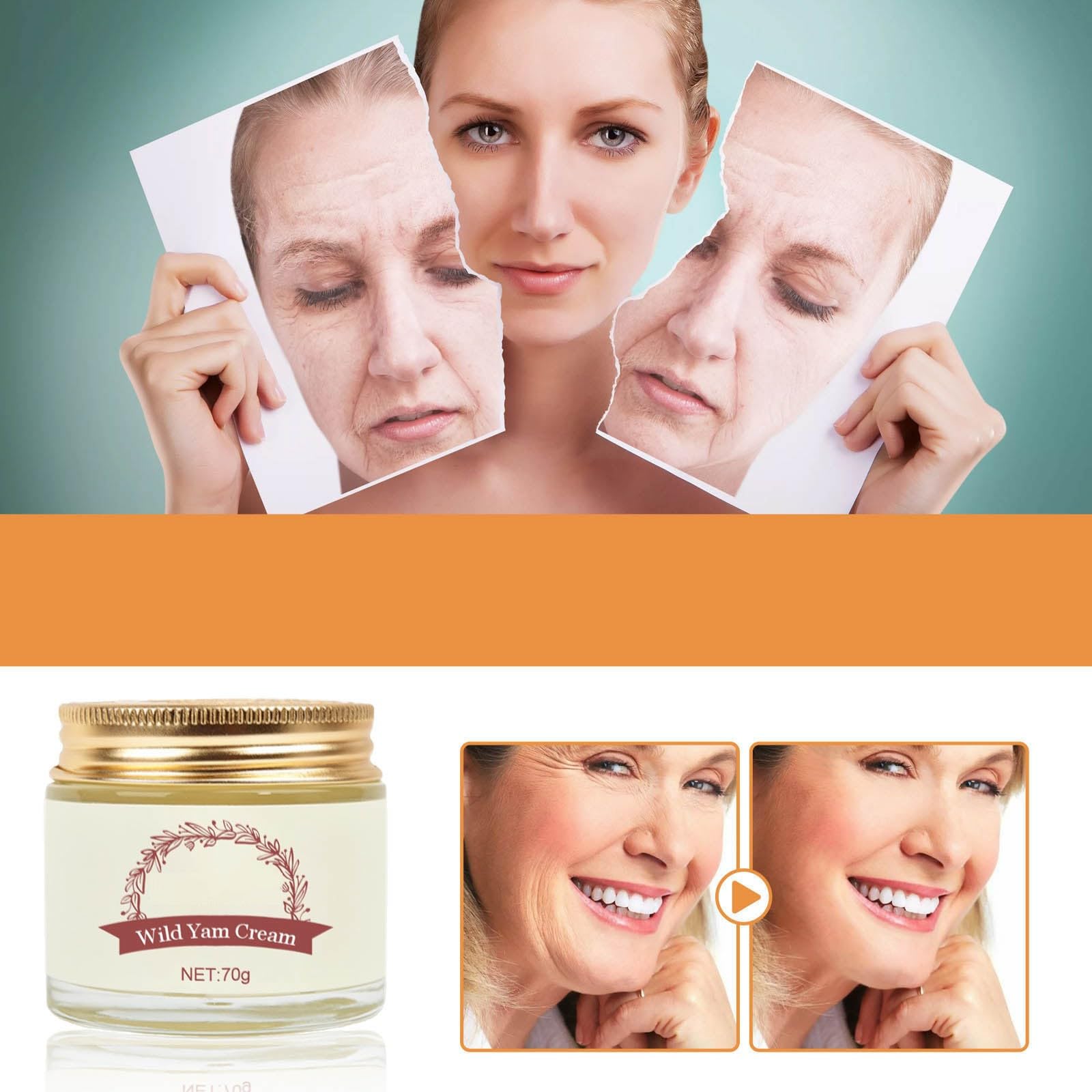 Zrayuler Wild Yam - Wild Yam Organic for Women,Wild Yam Organic Wild Yam Root Promoting Perimenopause - AB Mystery