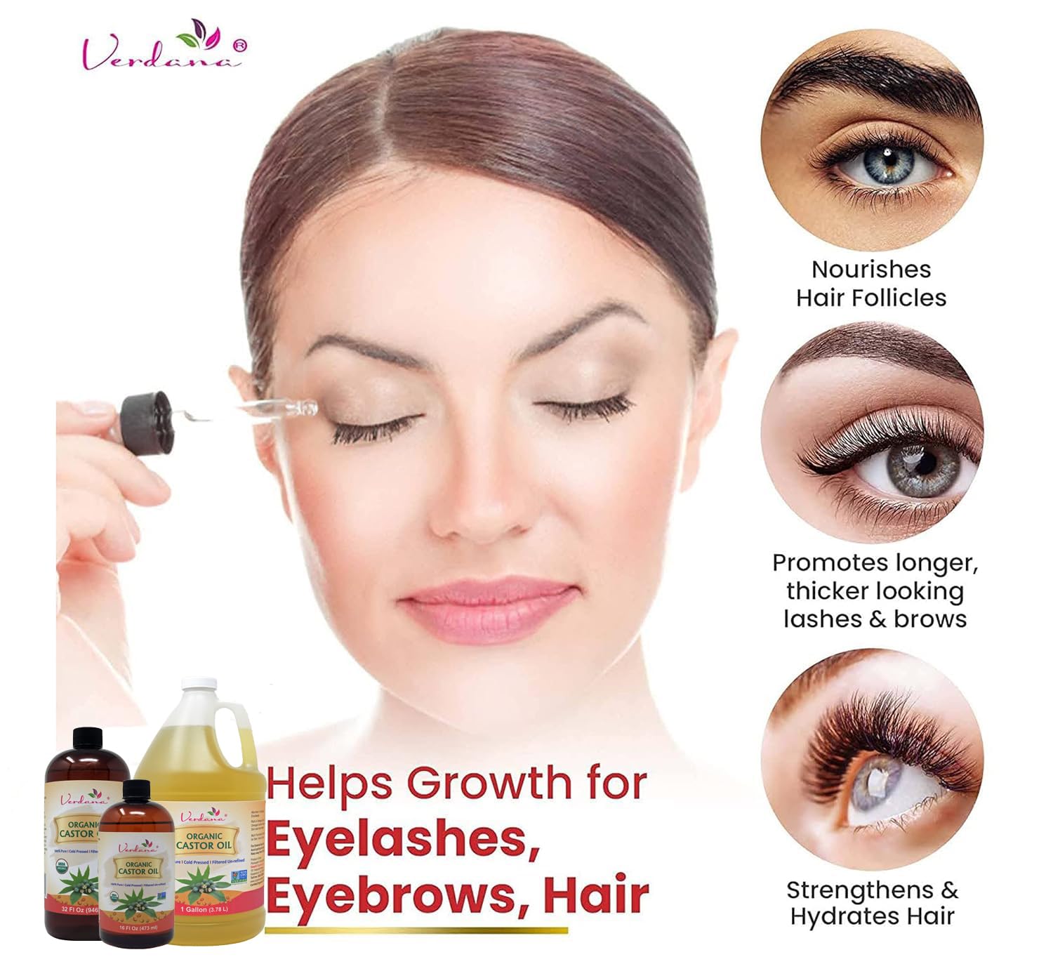 Verdana Organic Castor Oil – USDA Certified Organic – Cold Pressed, Unrefined, 100% Pure and Hexane - AB Mystery