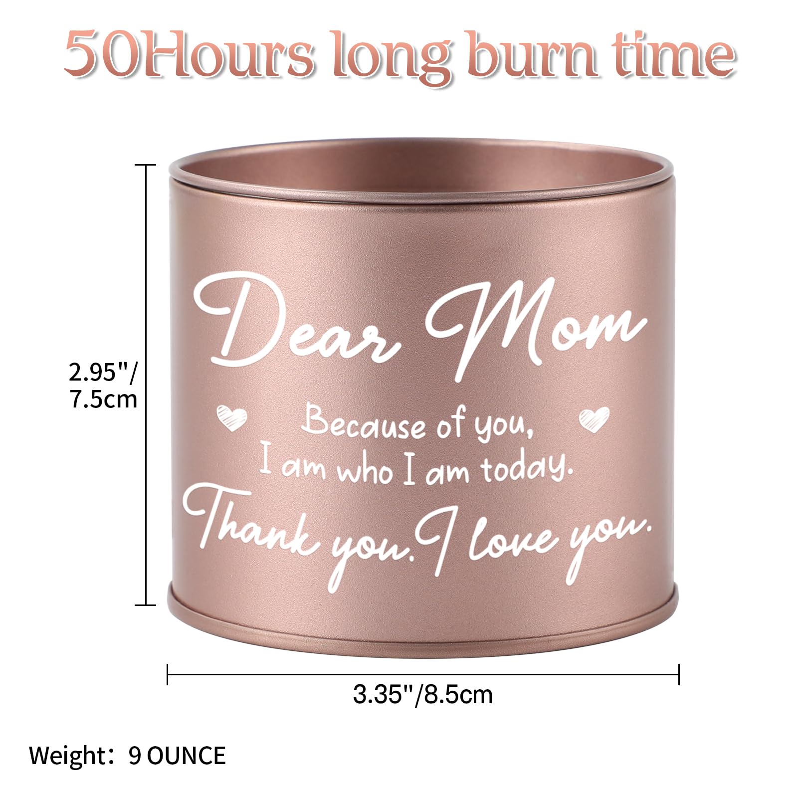 BLUMUZE Mom Gift for Birthday, Mothers Day Gifts 9oz Lavender Scented Candle for Mom, Candles Gifts - AB Mystery