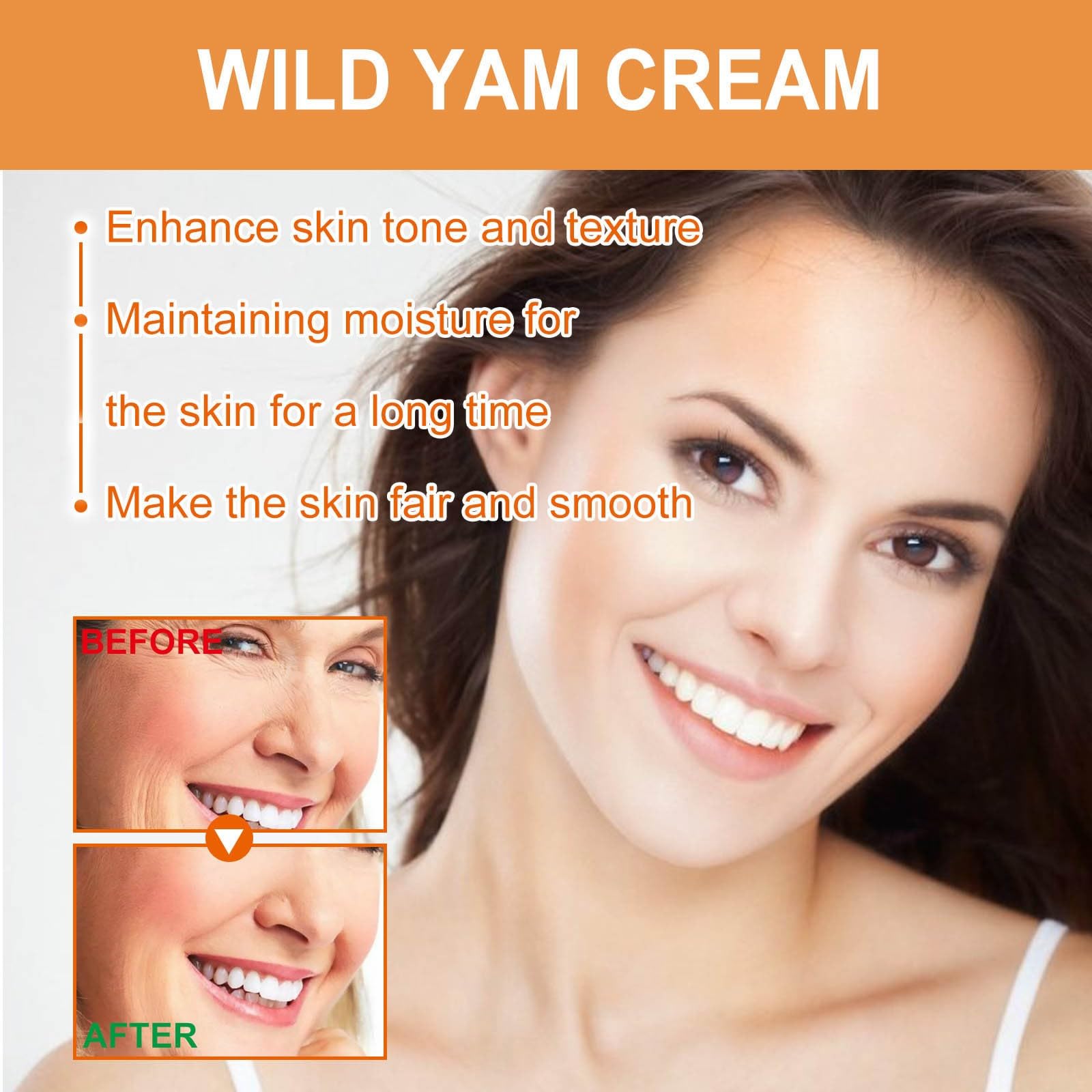 Mzluyin Wild Yam Cream,Annas Wild Yam Cream Organic Wild Yam Root Cream - AB Mystery