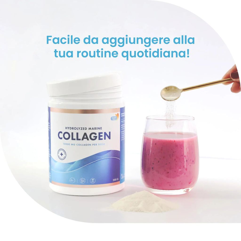 100% Marine Collagen Powder 300g I Pure Hydrolyzed Collagen Powder (Type I & III) - AB Mystery