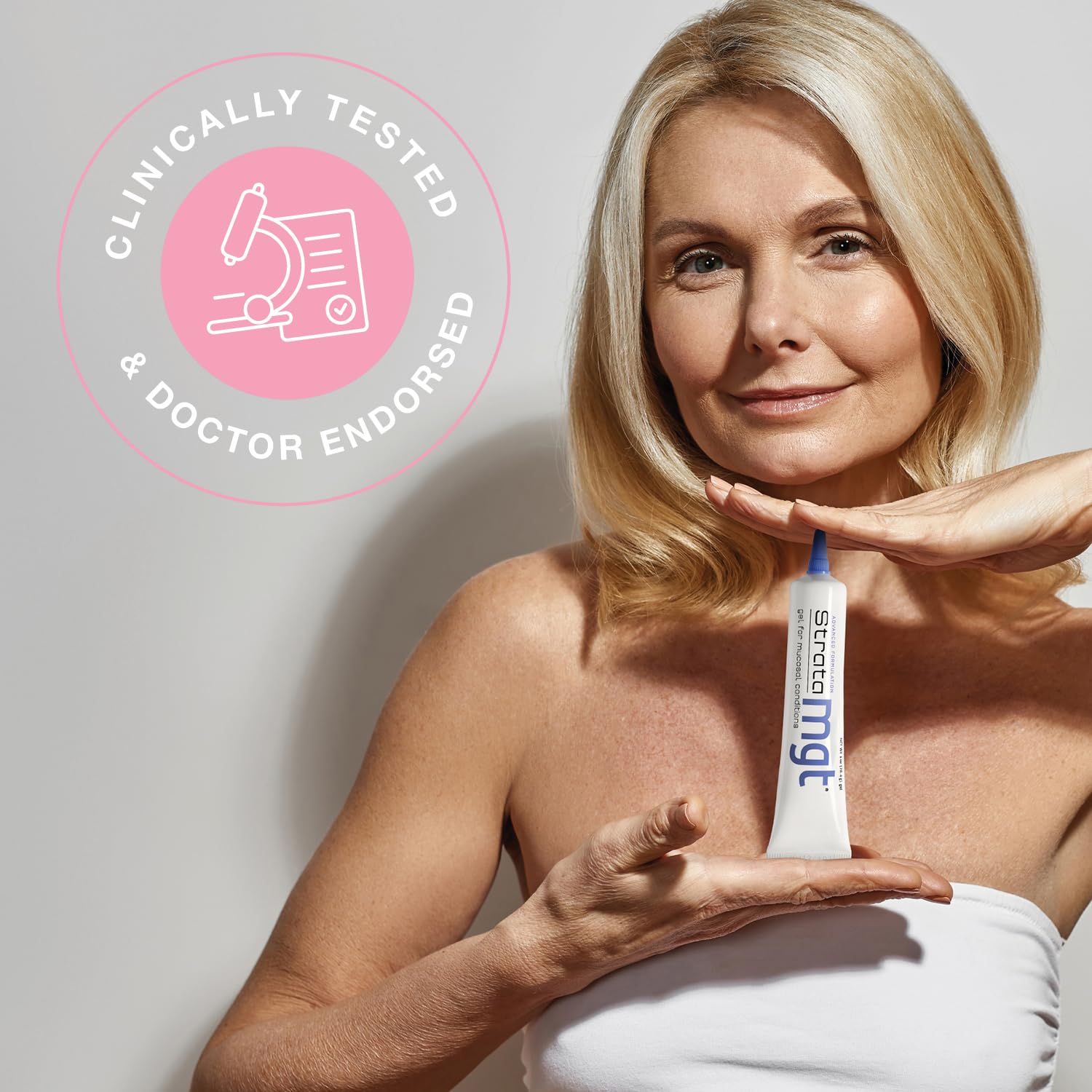 StrataMGT Vaginal Moisturizer - Non-Hormonal & Non-Steroidal- Post Menopause Support - AB Mystery