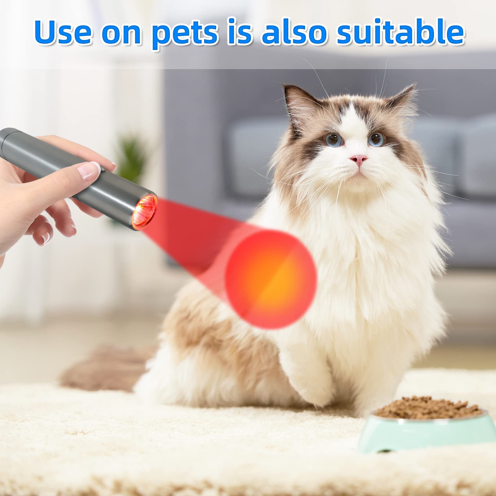 TherapSky Red Light Therapy Device w/Built-in Battery, Infrared Red Light Therapy Wand - AB Mystery