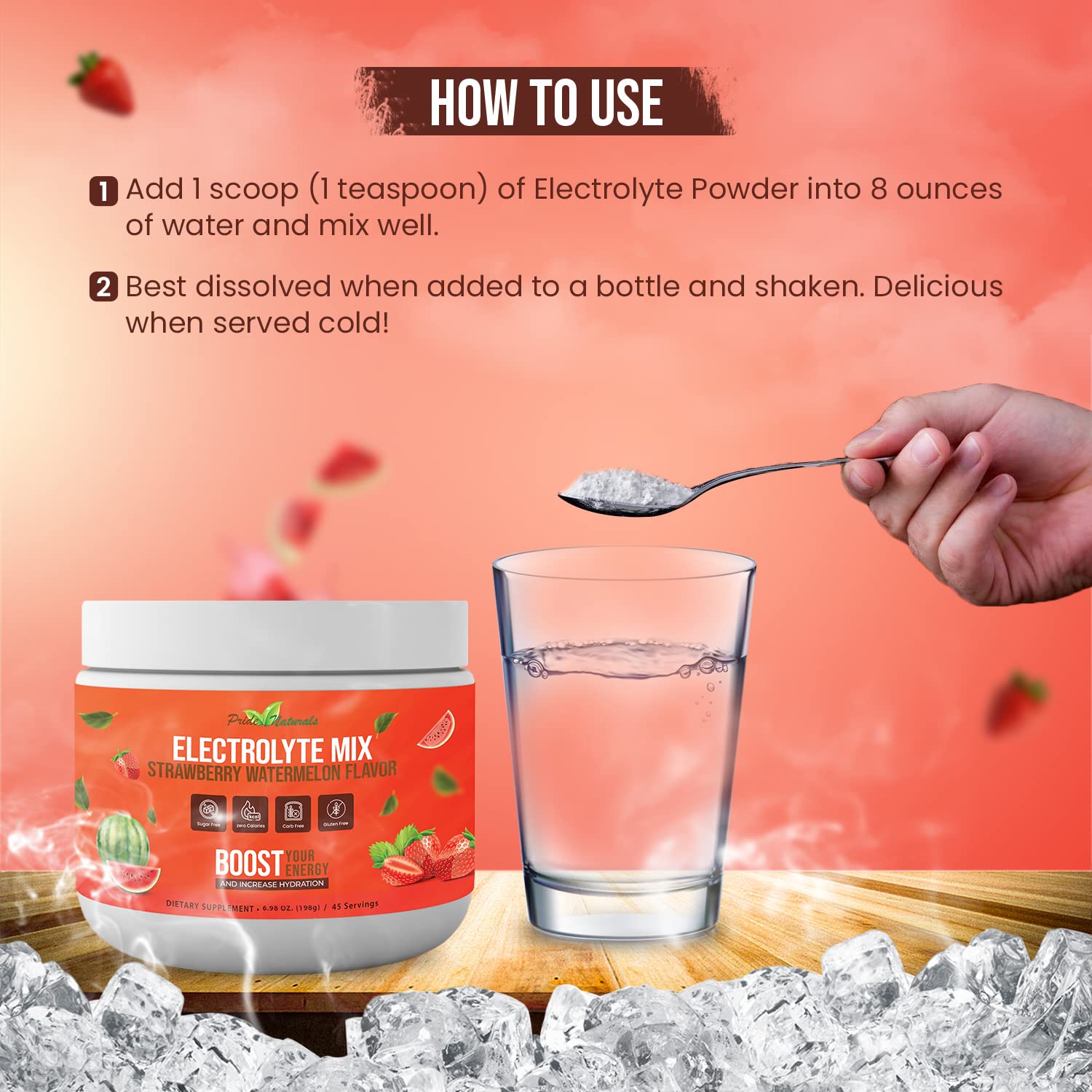 Electrolyte Powder - Refreshing Workout Recovery Electrolytes, Sugar Free, Gluten Free - AB Mystery