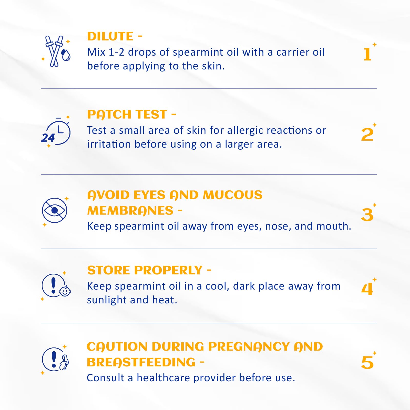 HIQILI 100ML Spearmint Essential Oil for Skin Care -100% Pure Treatment Grade - 3.38 Fl Oz. - AB Mystery