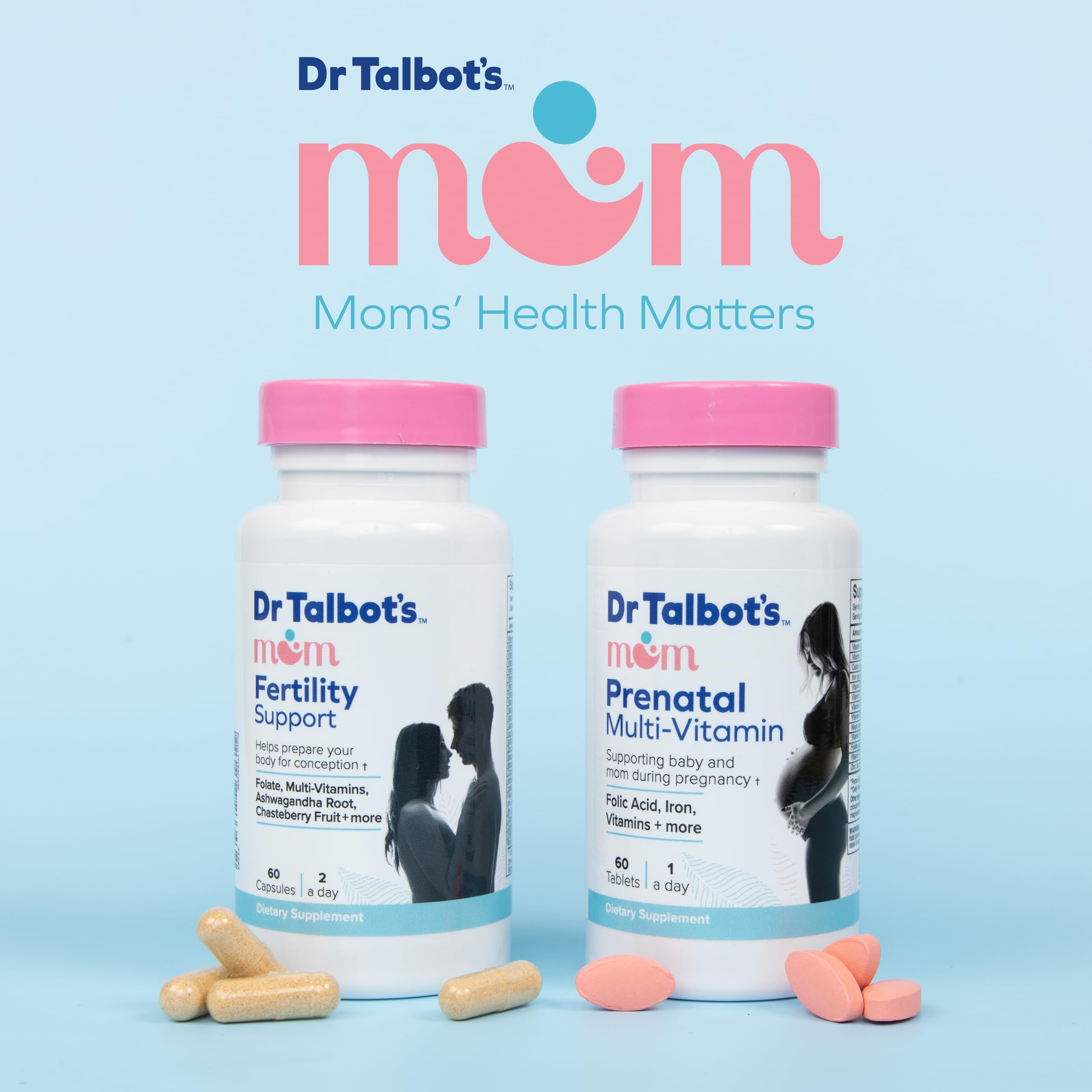 Dr. Talbot's Mom Fertility Support Multi-Vitamins, Aids Ovulation and Helps Prepare Body Dr. Talbot's