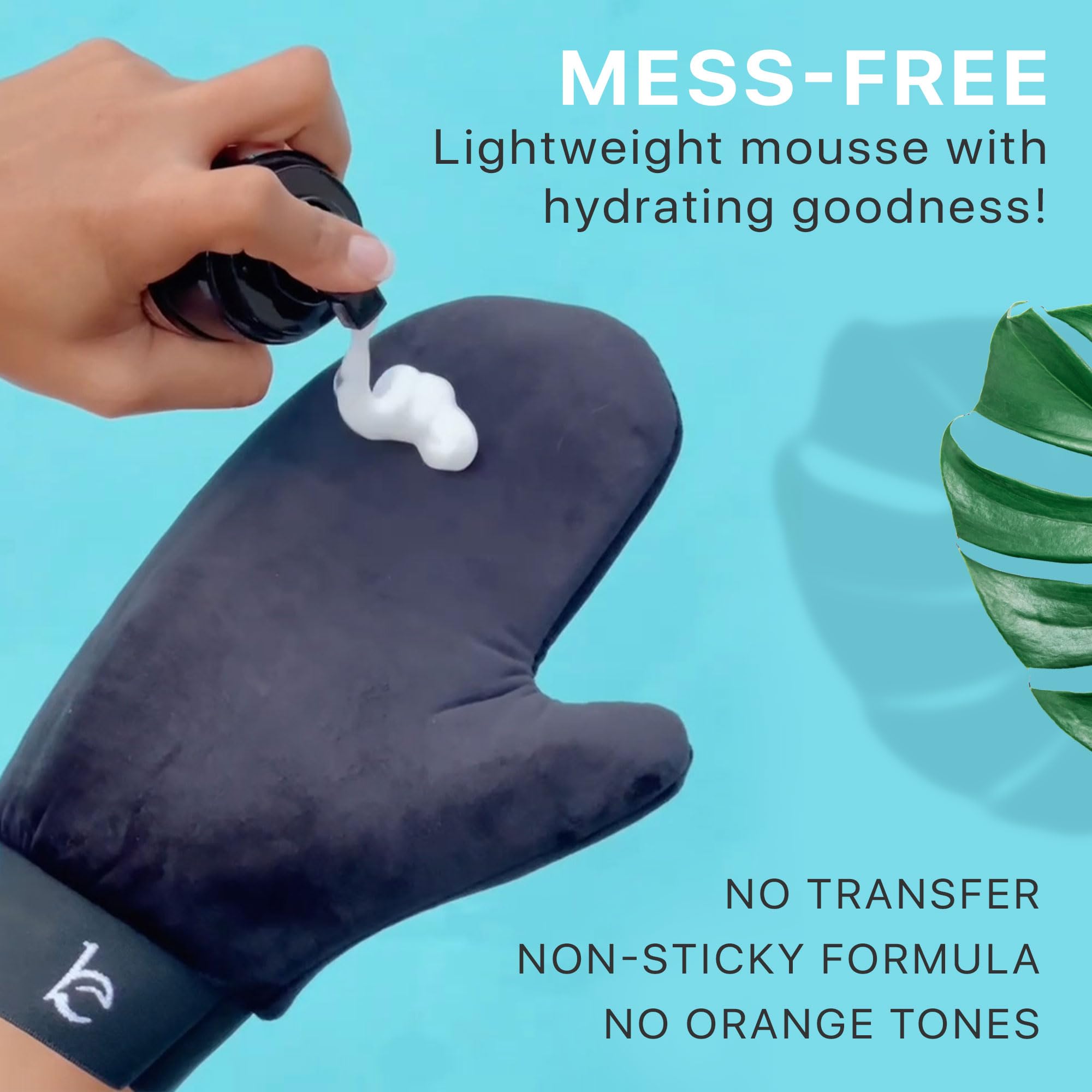 Self Tanner Tanning Mousse Kit - USA Made with Natural & Organic Ingredients - AB Mystery