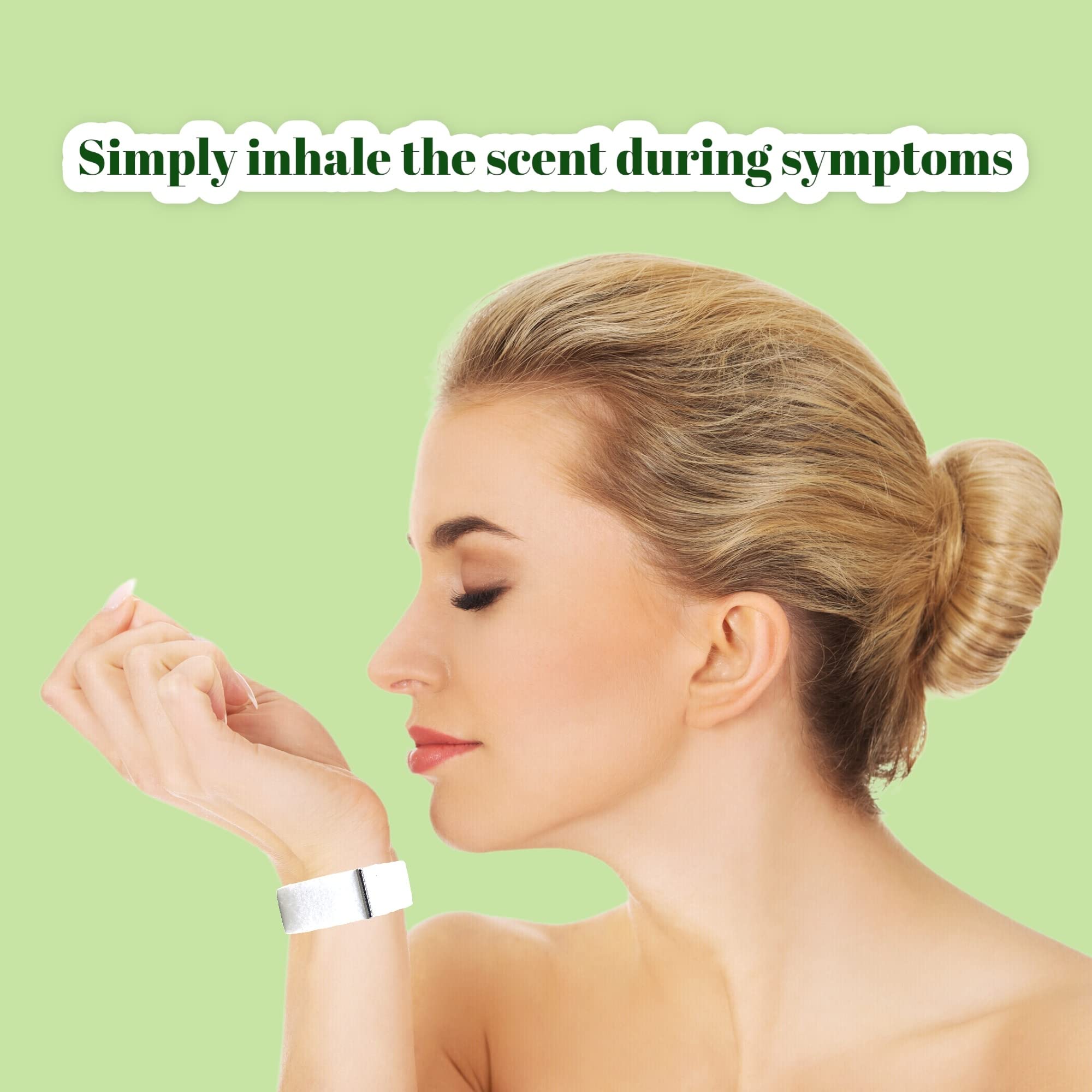 Menopause Multi Symptom Relief Bracelet-Clary Sage Scented Adjustable Acupressure Band- Reduces Hot - AB Mystery