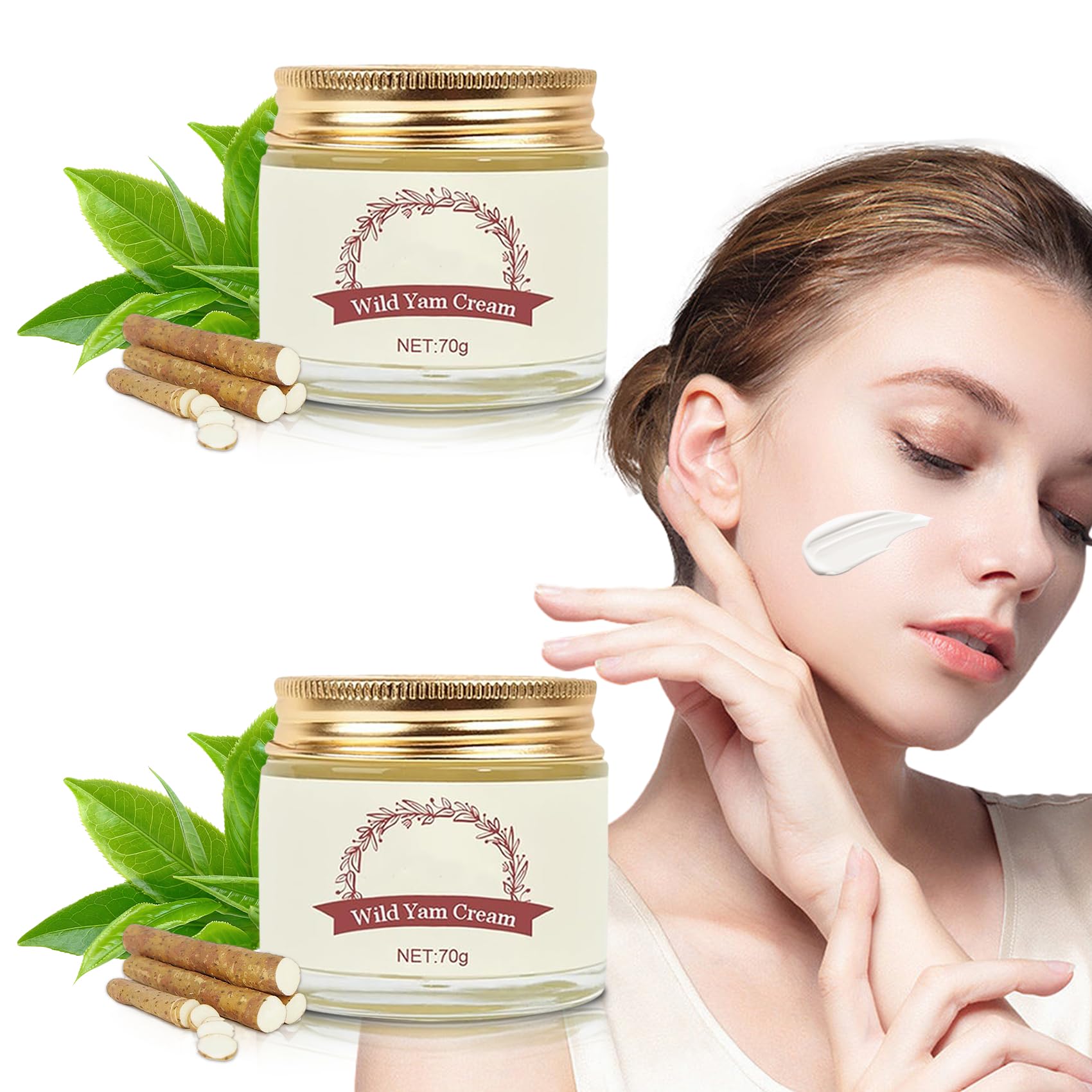 Kverg Wild Yam Cream - Wild Yam Cream Organic for Women, Hormone Balance, Yam Cream