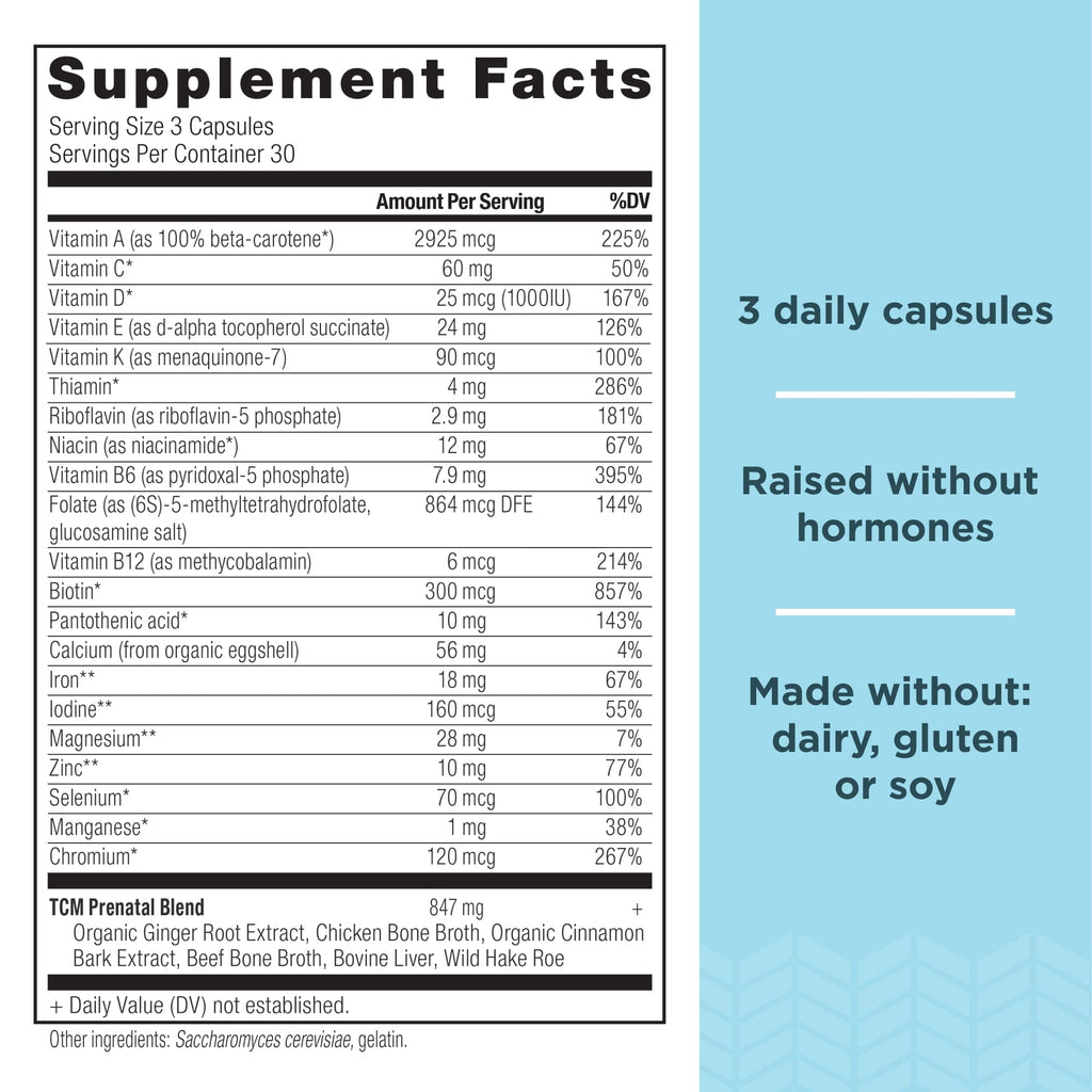 Ancient Nutrition Prenatal Vitamins, Multivitamin for Women with Vitamin C, B12, Magnesium and Folate Ancient Nutrition