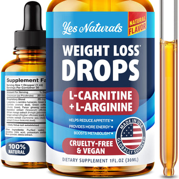 YES NATURALS! Weight Loss Drops - Natural Metabolism Booster & Appetite Suppressant - AB Mystery
