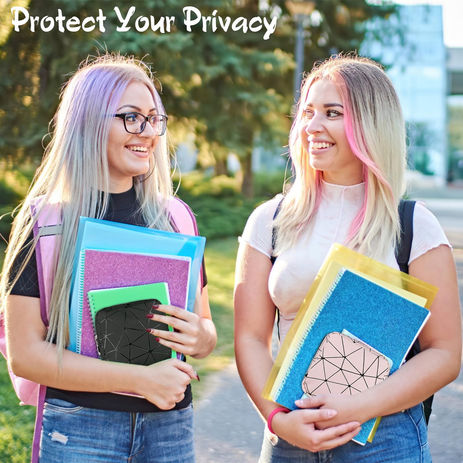 Yazabai Sanitary Napkin Storage Bag Pouch 4PCS Pads and Tampons Bags Pouches Portable - AB Mystery