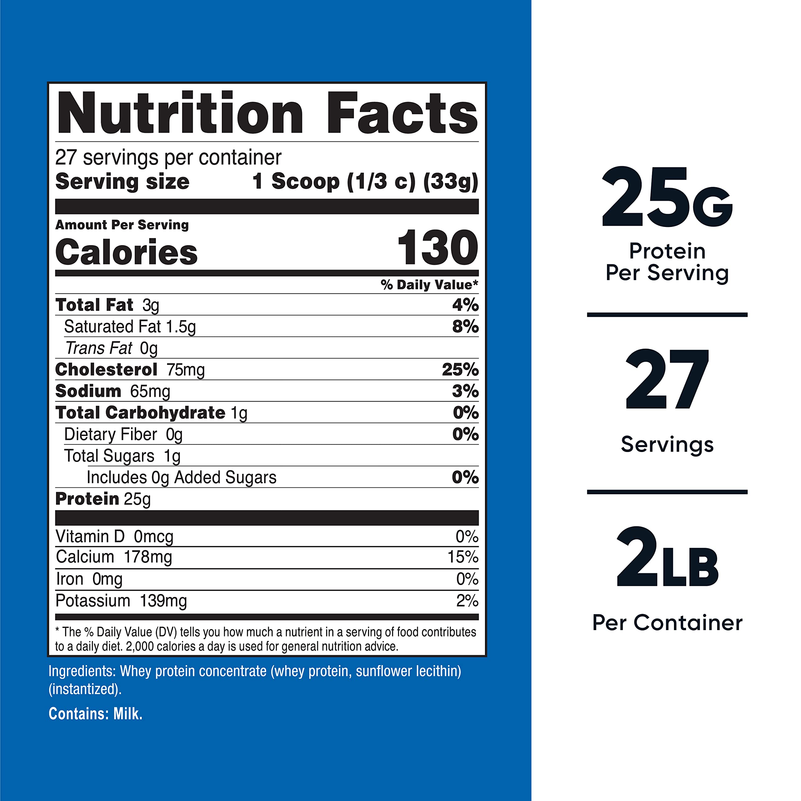 Nutricost Whey Protein Concentrate (Unflavored) 2LBS - Gluten Free & Non-GMO - AB Mystery