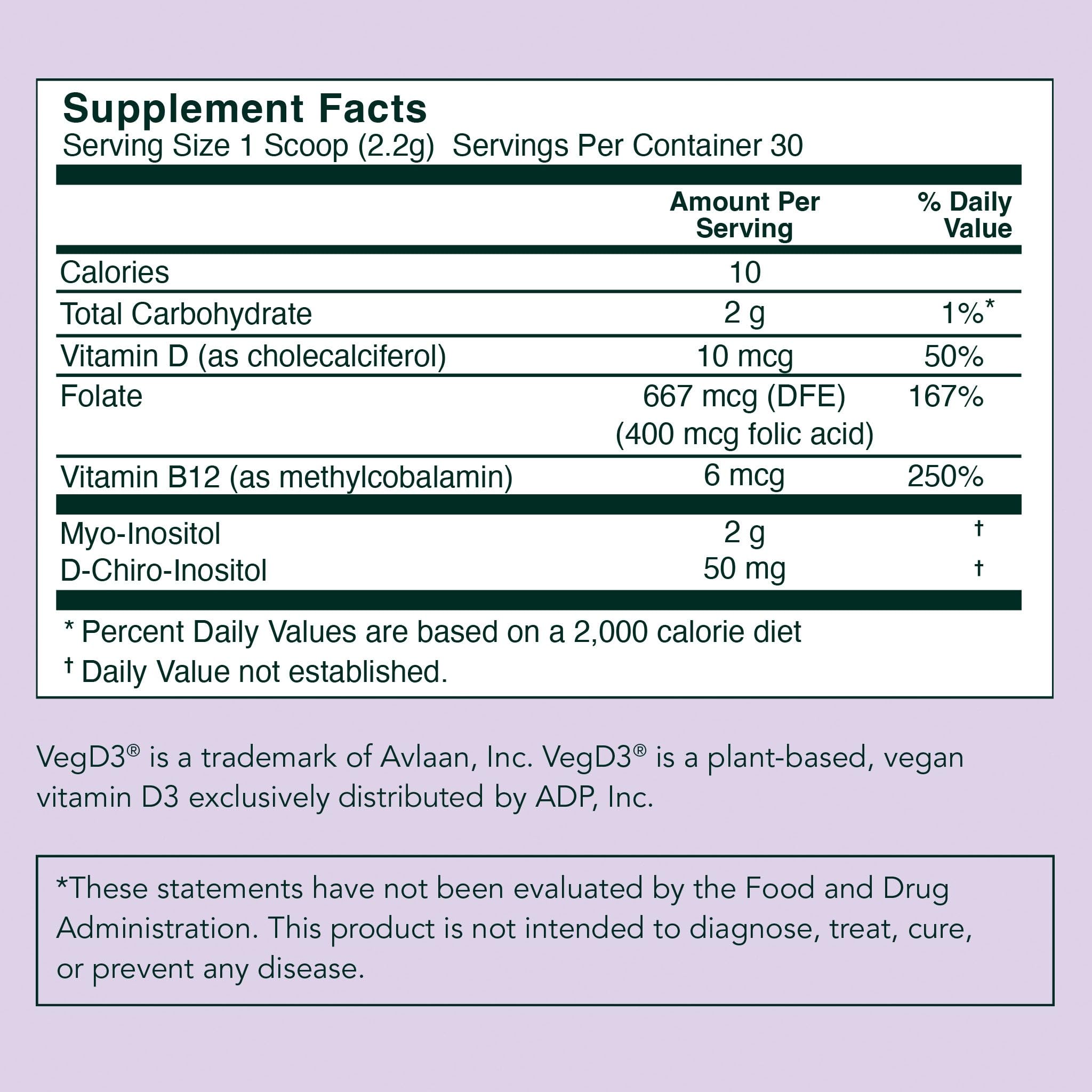 Rael Hormone Balance for Women, Myo Inositol Powder - Myo-Inositol & D-Chiro Inositol - AB Mystery