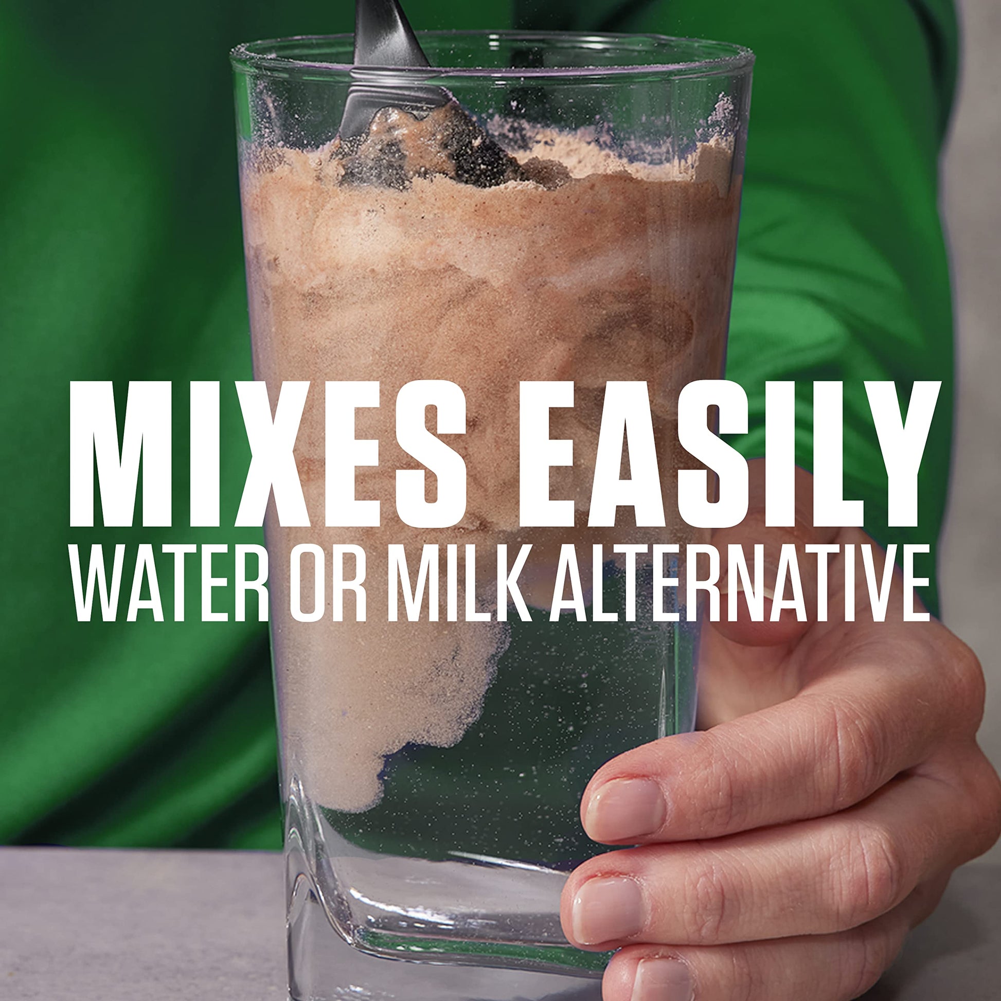 Dymatize Vegan Plant Protein, Creamy Chocolate, 25g Protein, 4.8g BCAAs, Complete - AB Mystery