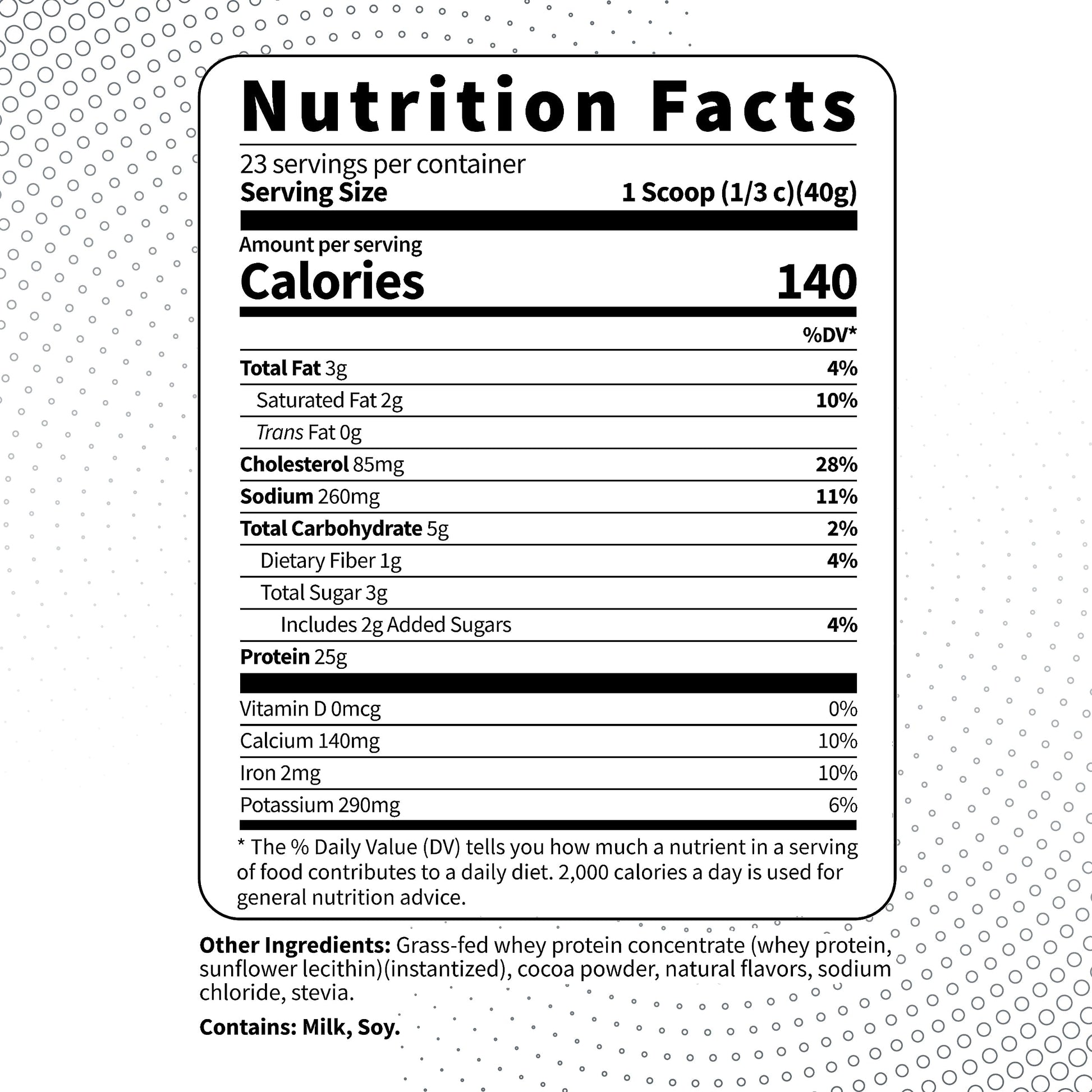 Type Zero Grass Fed Whey Protein Concentrate Powder (Chocolate, 2LBS) - Gluten Free - AB Mystery