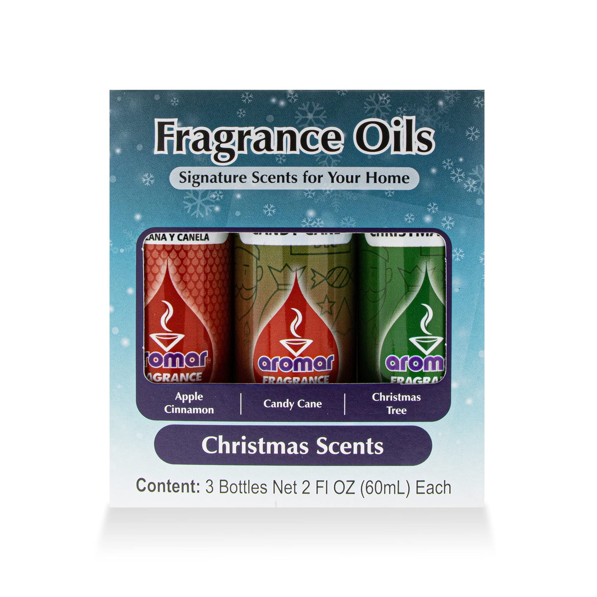 AROMAR Premium Fragrance Oil, 2oz Bottle 3 Pack Long Lasting Aromatic Scent, Fresh and Revitalizing - AB Mystery