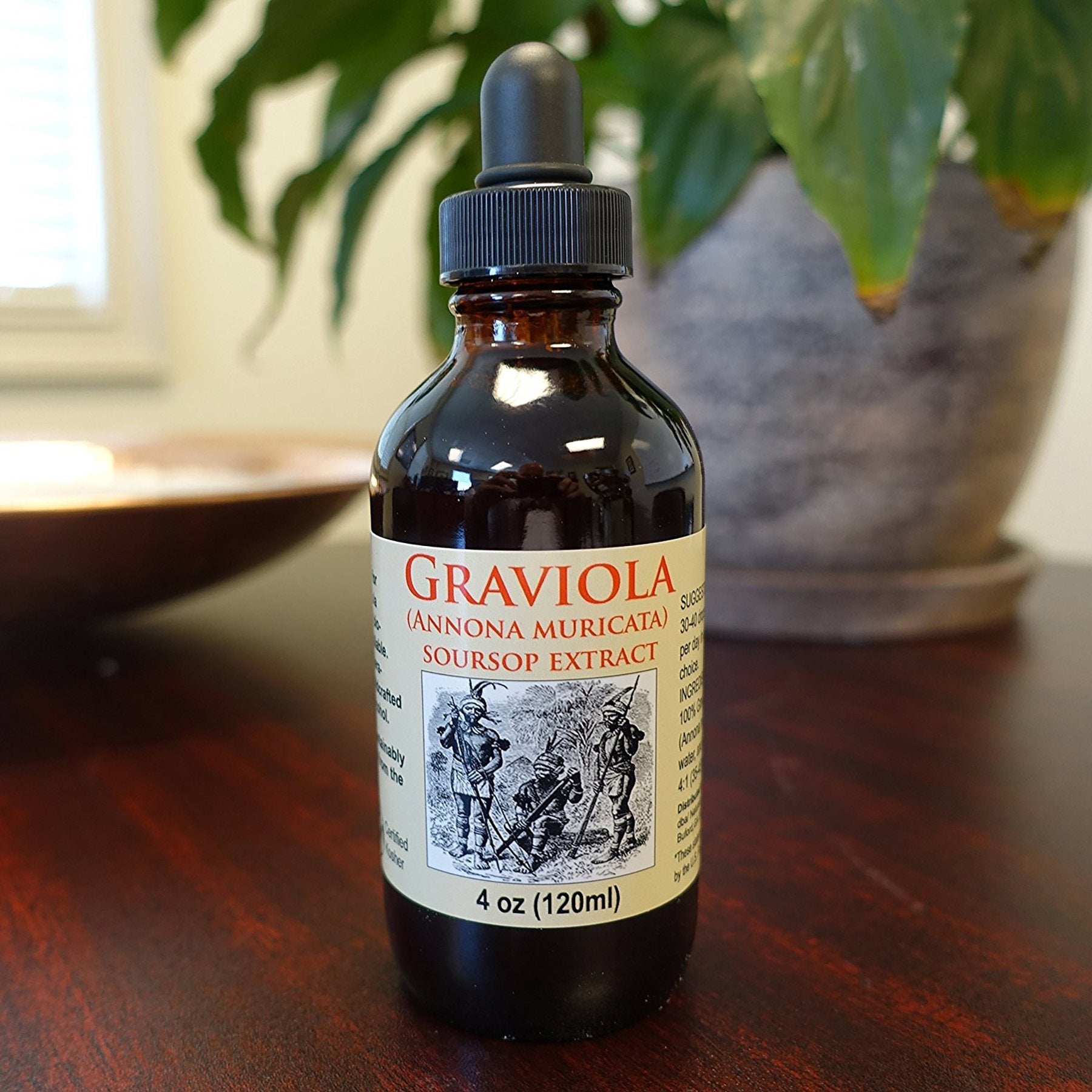 Organic Graviola Liquid Soursop Extract 4 oz Wildcrafted Tincture - AB Mystery