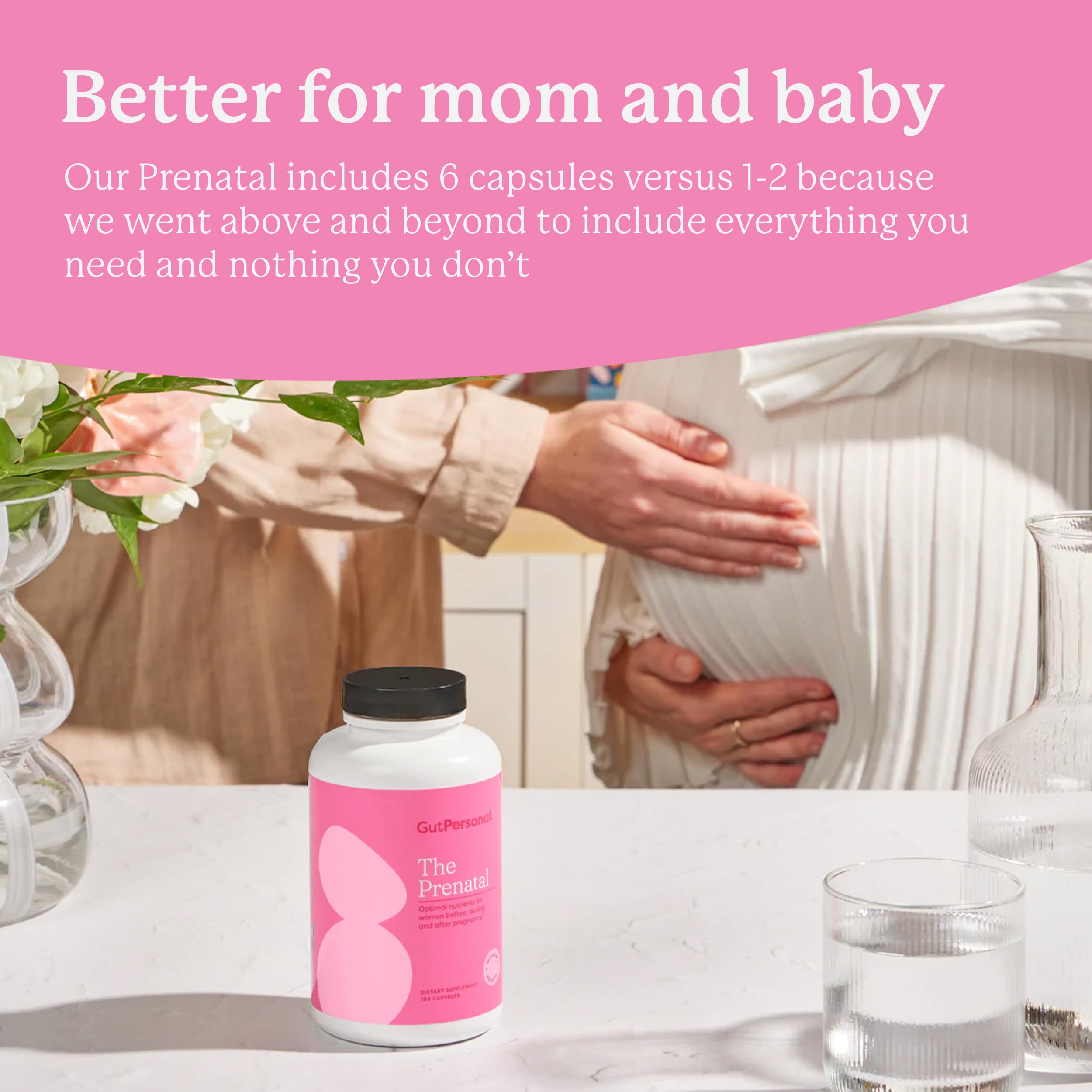 GutPersonal The Prenatal Supplement, Alleviates Morning Sickness and Contains Essential Nutrients GutPersonal