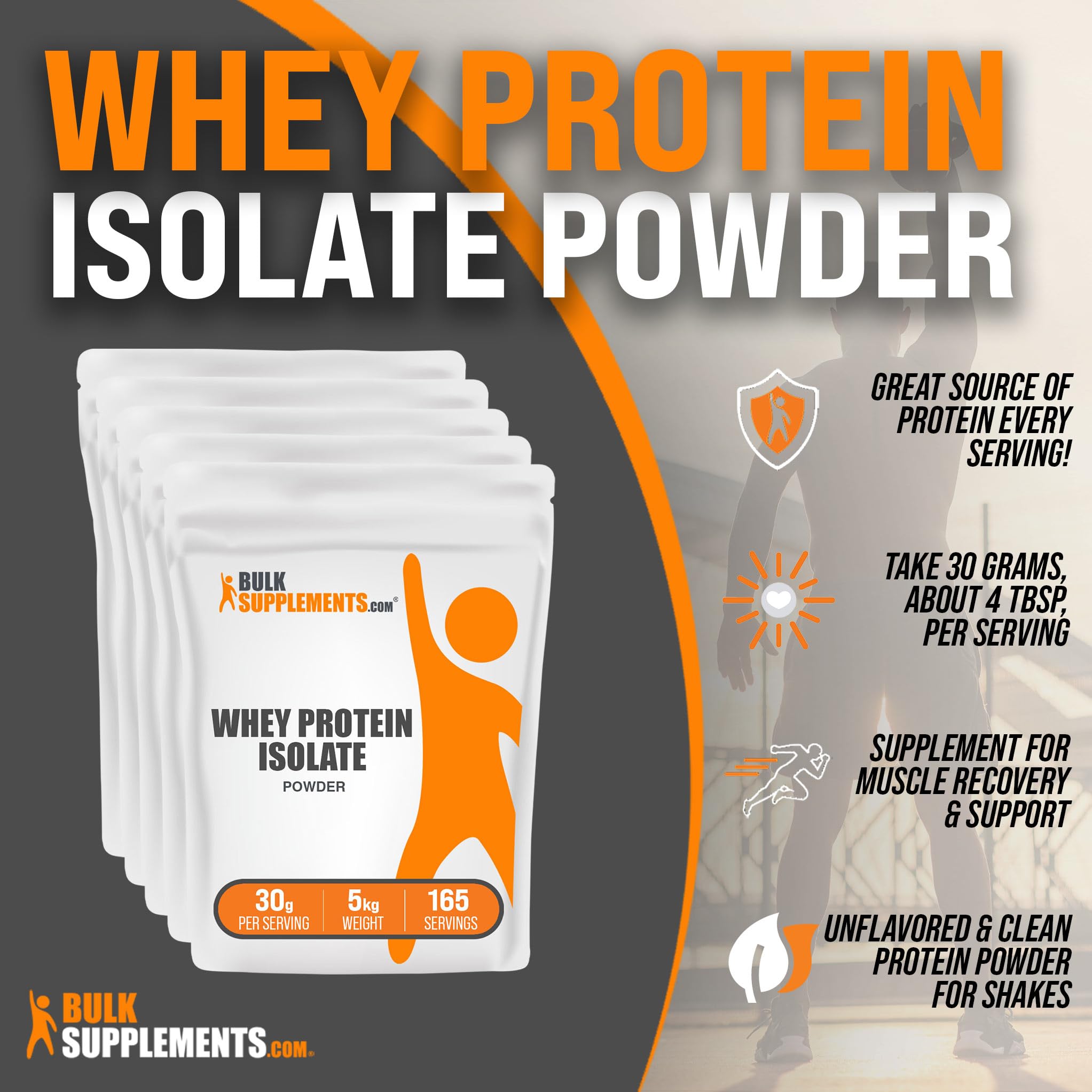 BULKSUPPLEMENTS.COM Whey Protein Isolate Powder - Unflavored Protein Powder - AB Mystery