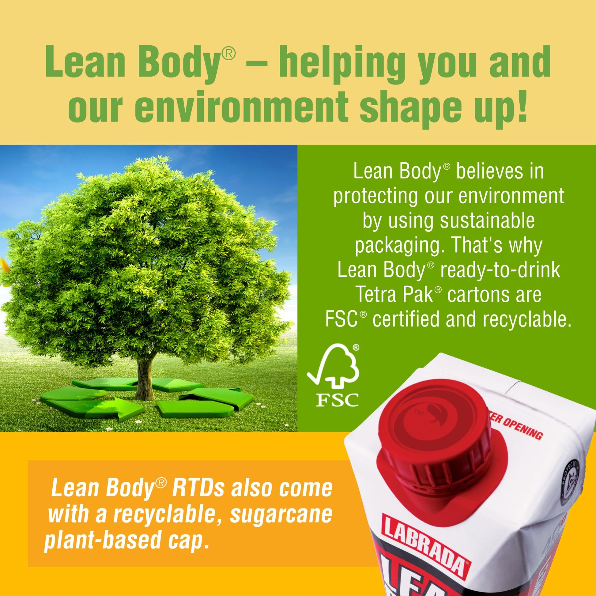 Lean Body Ready-to-Drink Salted Caramel Protein Shake, 40g Protein, Whey Blend - AB Mystery