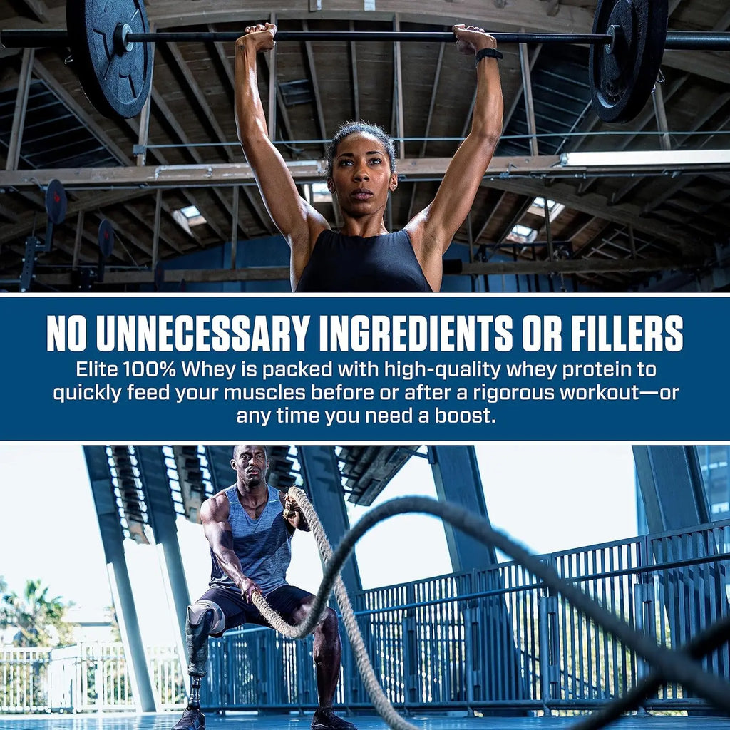 Dymatize Elite 100 Percent Whey Rich Chocolate 2170g - High Protein Low Sugar Powder + Whey Protein and BCAAs Dymatize