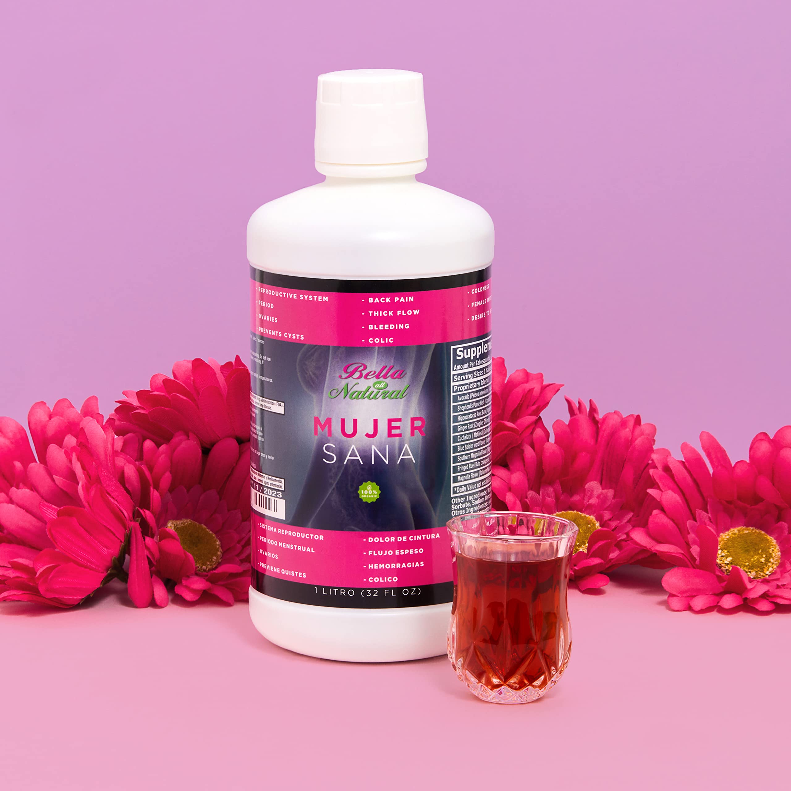 Bella All Natural Mujer Sana Healthy Woman, Hormonal imbalance, PCOS, Period Cramps - AB Mystery