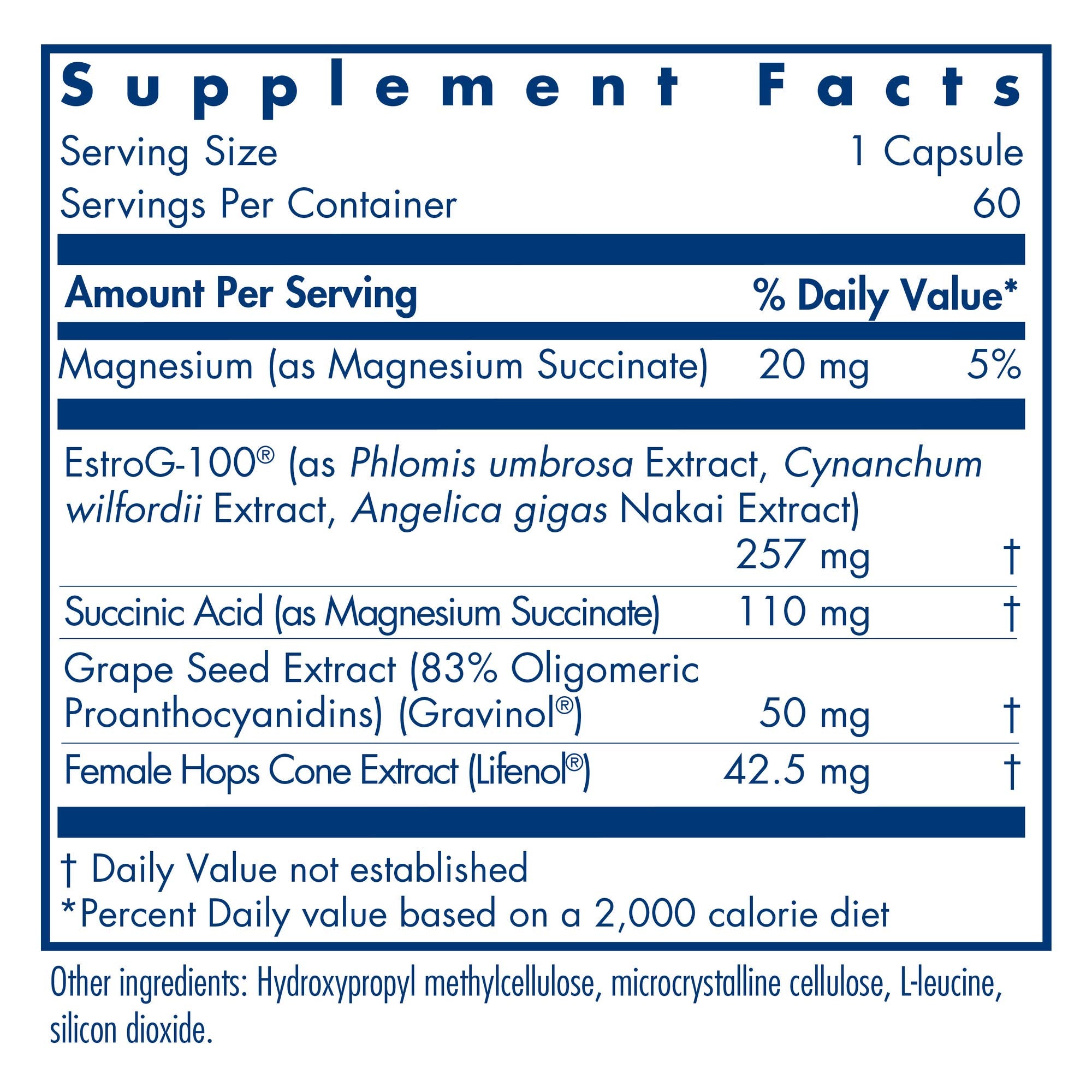 Allergy Research Group - EstroPrime Plus - EstroG-100, Gravinol - Menopause, Soy-Free - AB Mystery