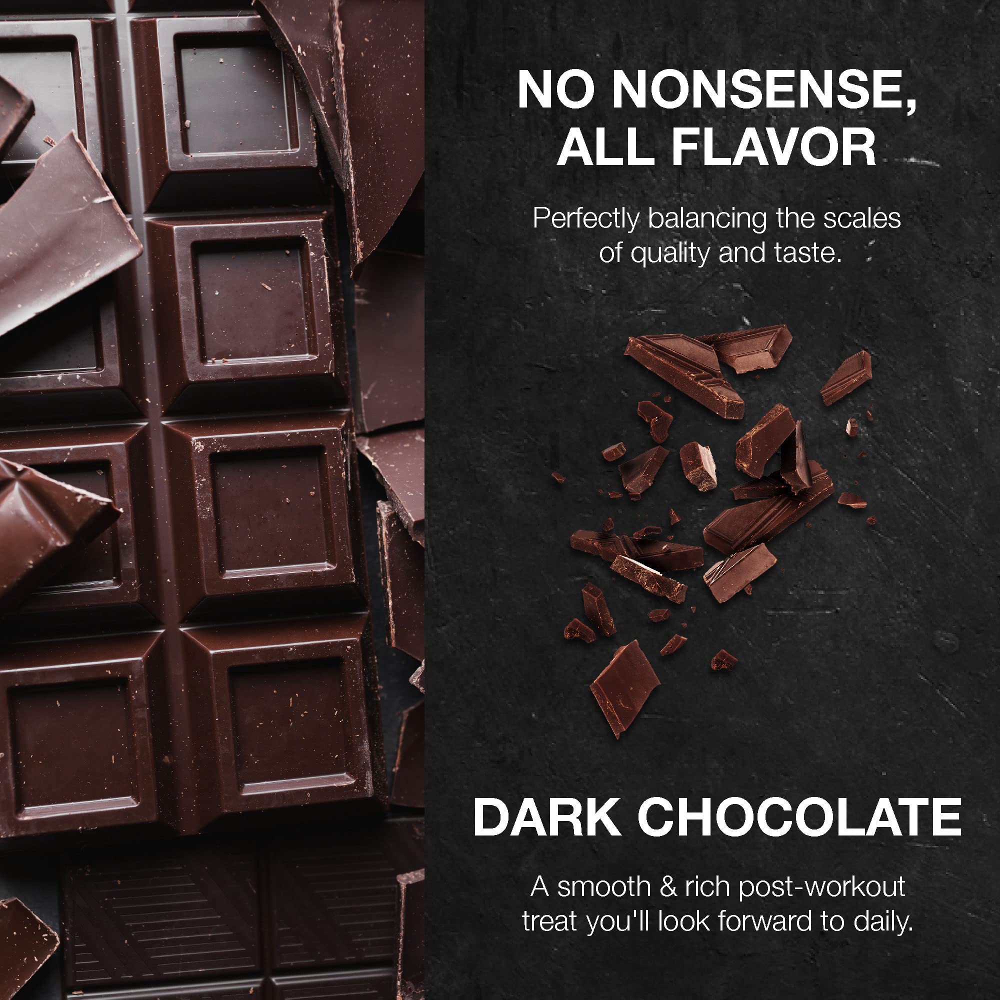 RAW Whey Isolate Protein Powder, Dark Chocolate - 100% Grass-Fed Sports Nutrition - AB Mystery