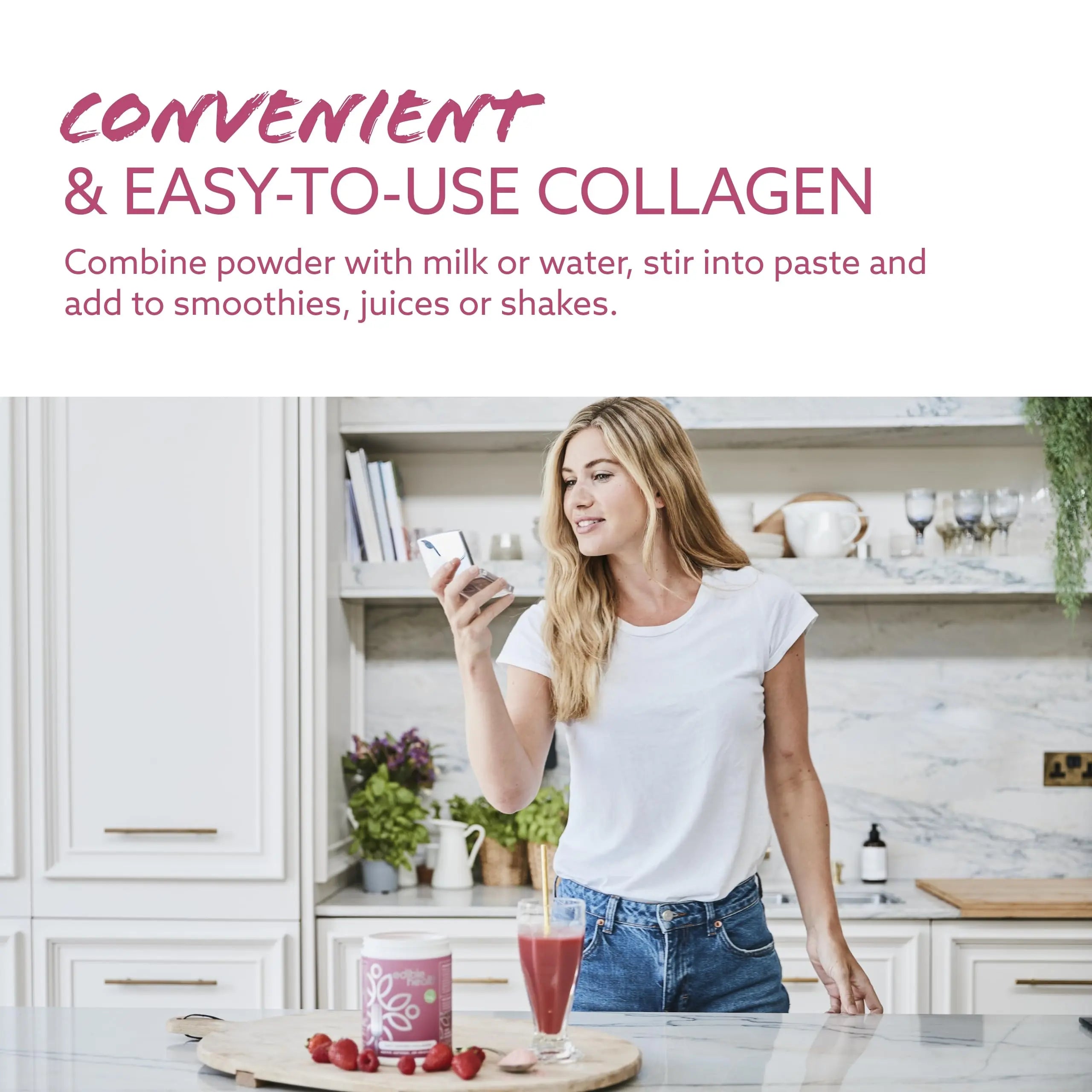 High Protein Edible Health Anti-Ageing Protein Powder, Regenerative Collagen Supplements Edible Health